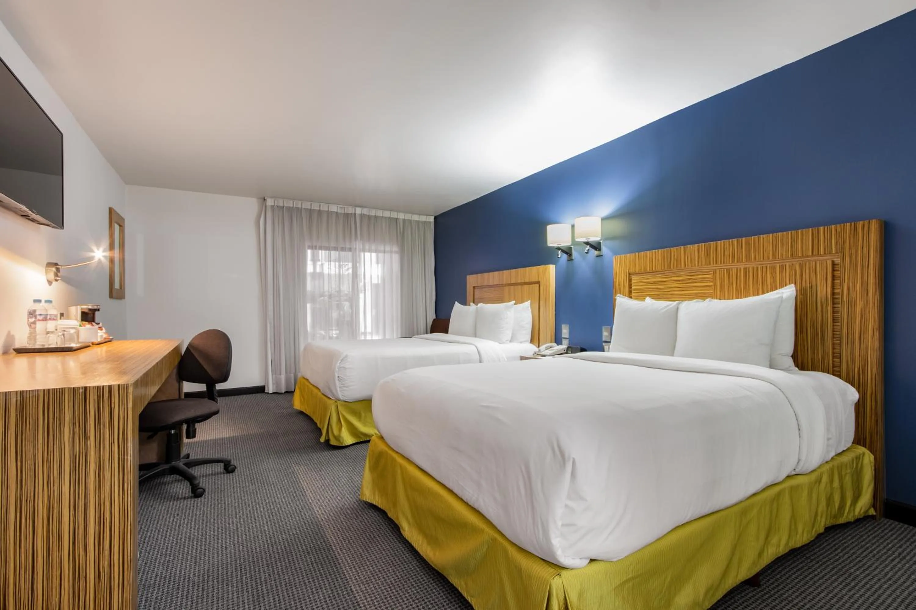 Double Room with Two Double Beds and Garden Area in Radisson Hotel & Convention Center Toluca