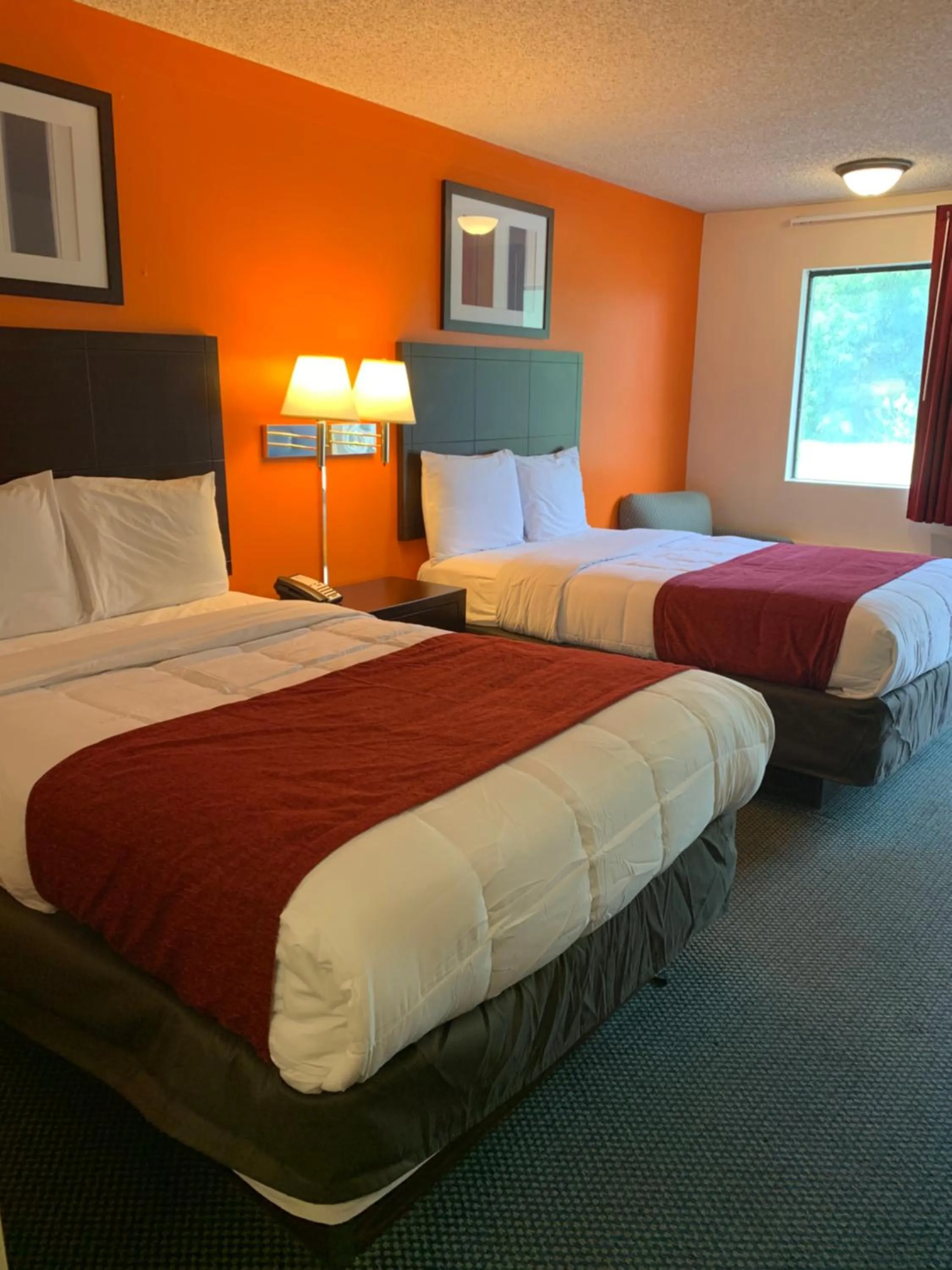 Double Room with Two Double Beds - Non-Smoking in Americas Best Value Inn - Fredericksburg North