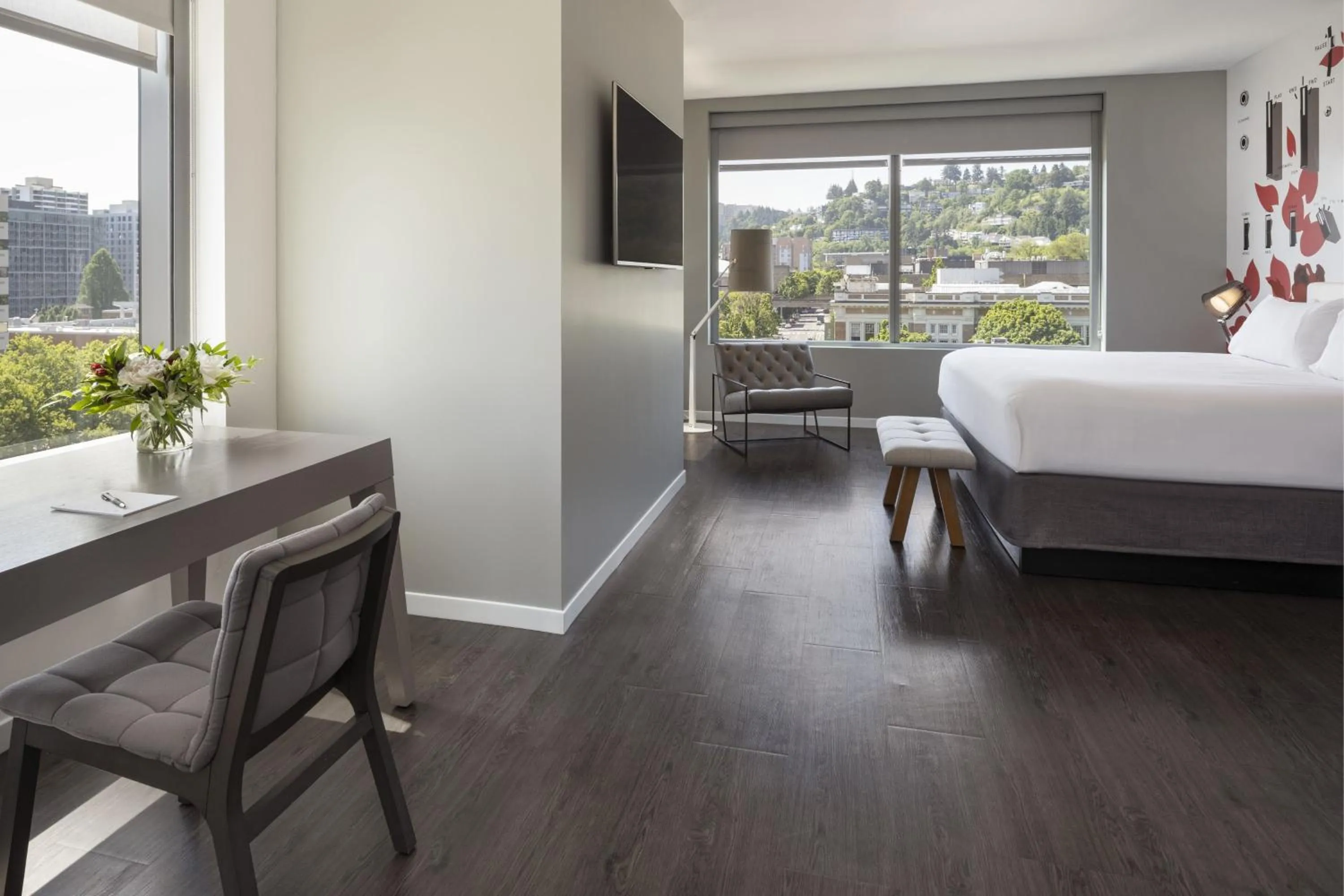 Junior Corner King Suite - Hearing Accessible in Hotel Vance, Portland, a Tribute Portfolio Hotel