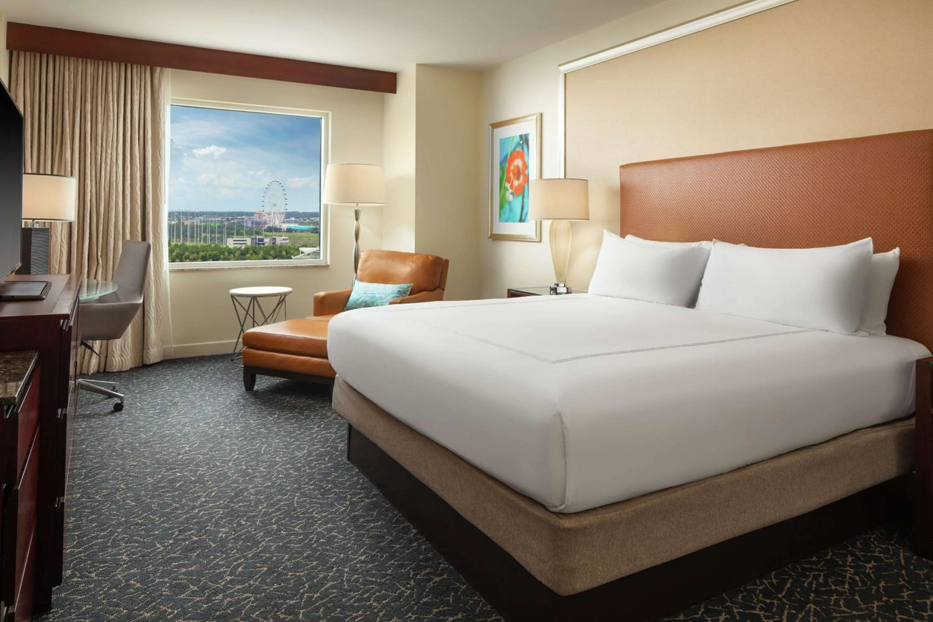 Pure Wellness King Room - View in Hilton Orlando