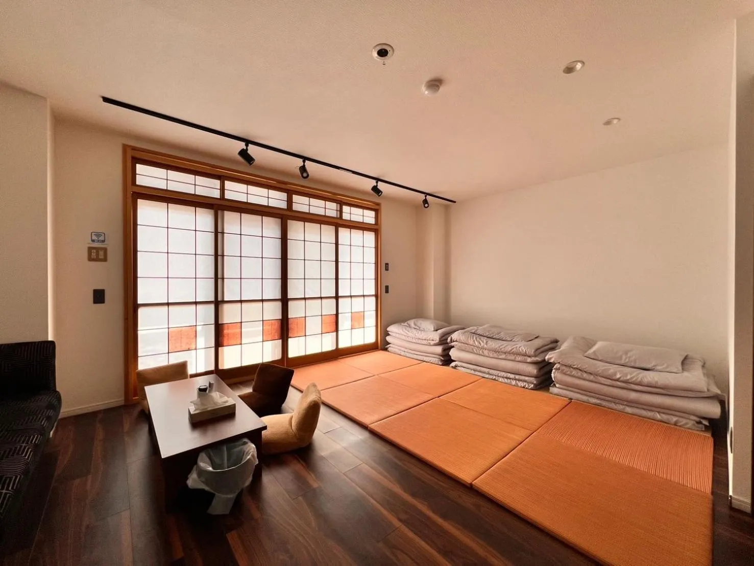 Triple Room with Terrace in Kyoto Guesthouse Lantern