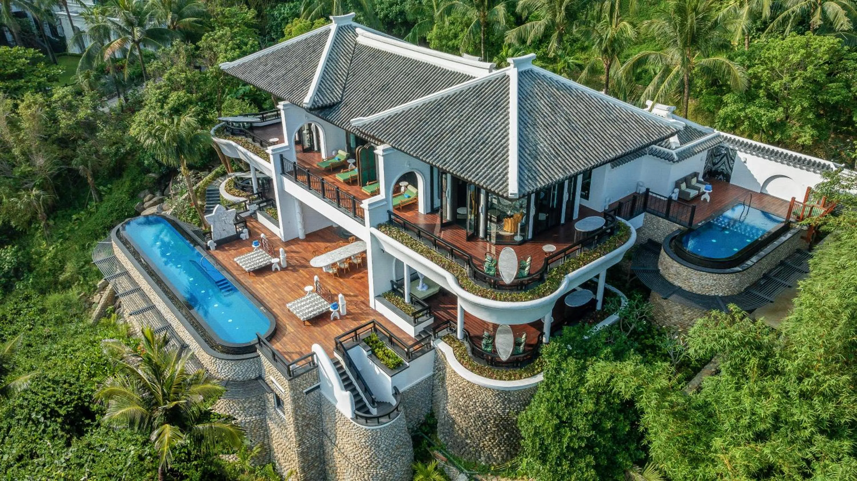 Four-Bedroom Pool Villa with Ocean View in InterContinental Danang Sun Peninsula Resort by IHG