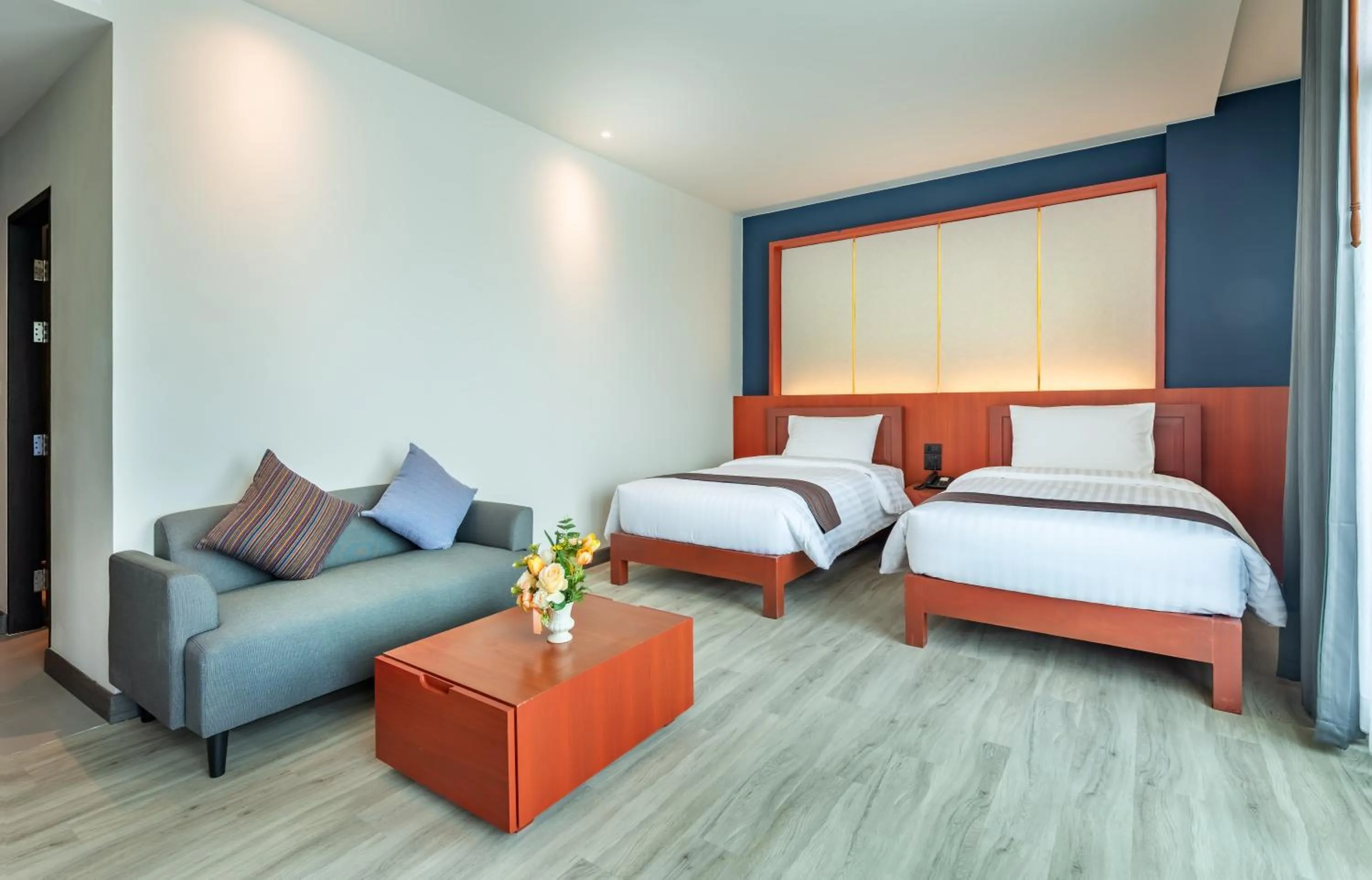 Superior Twin Bed with Garden View in Monkham Village Hat Yai