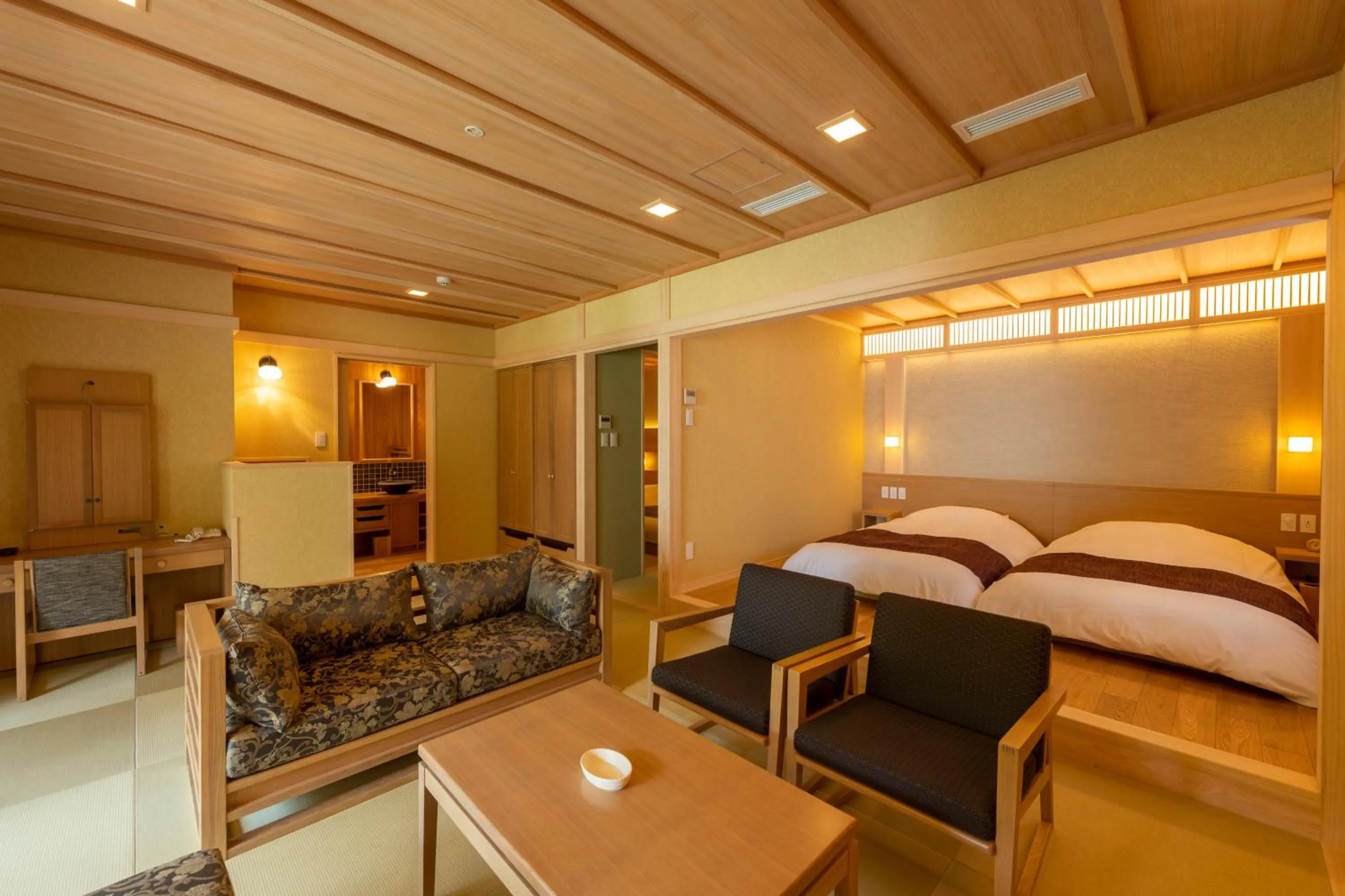 Room with Tatami Area in La Vista Kirishima Hills