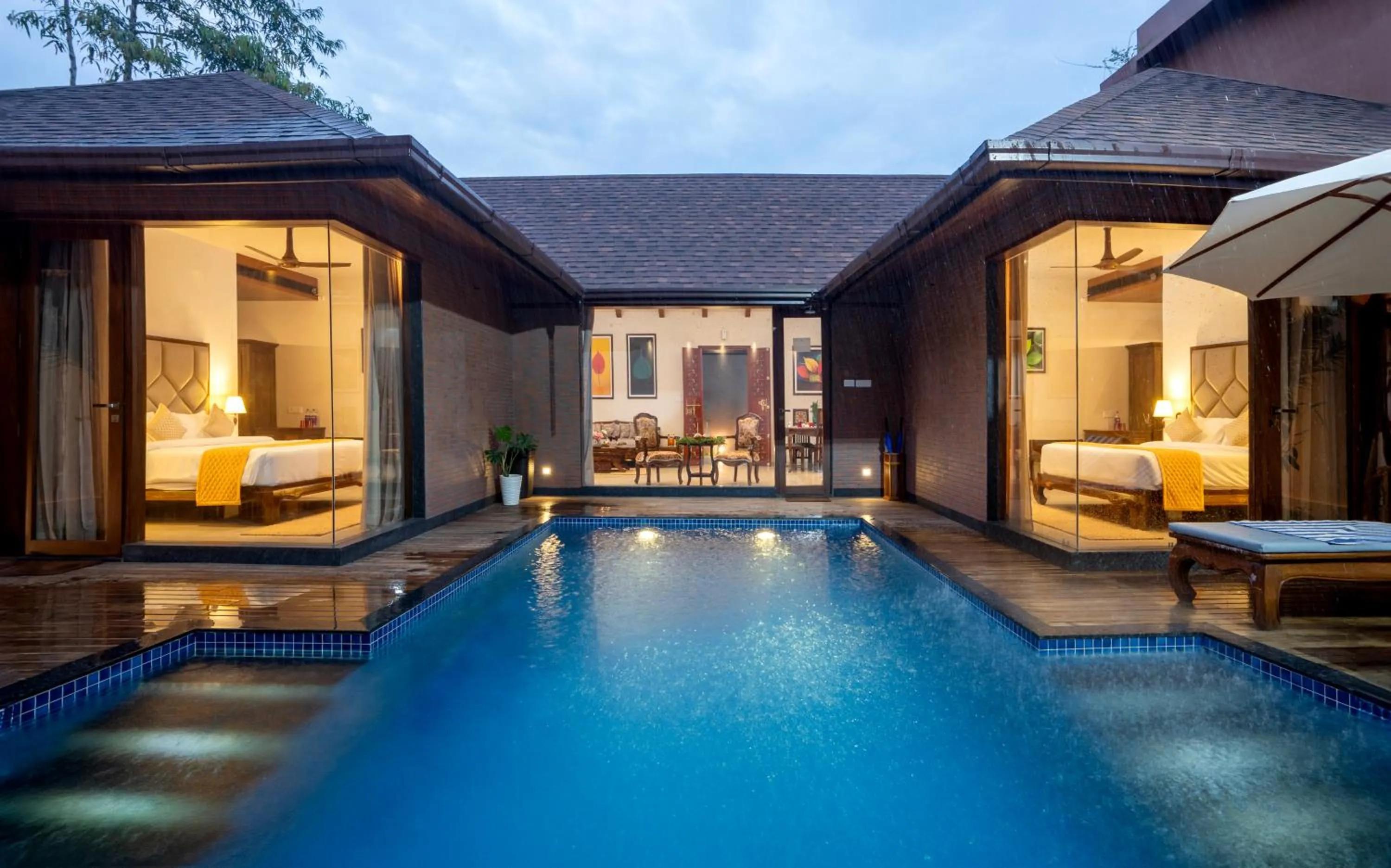 Premium Pool Villa - single occupancy in Uday Backwater Resort