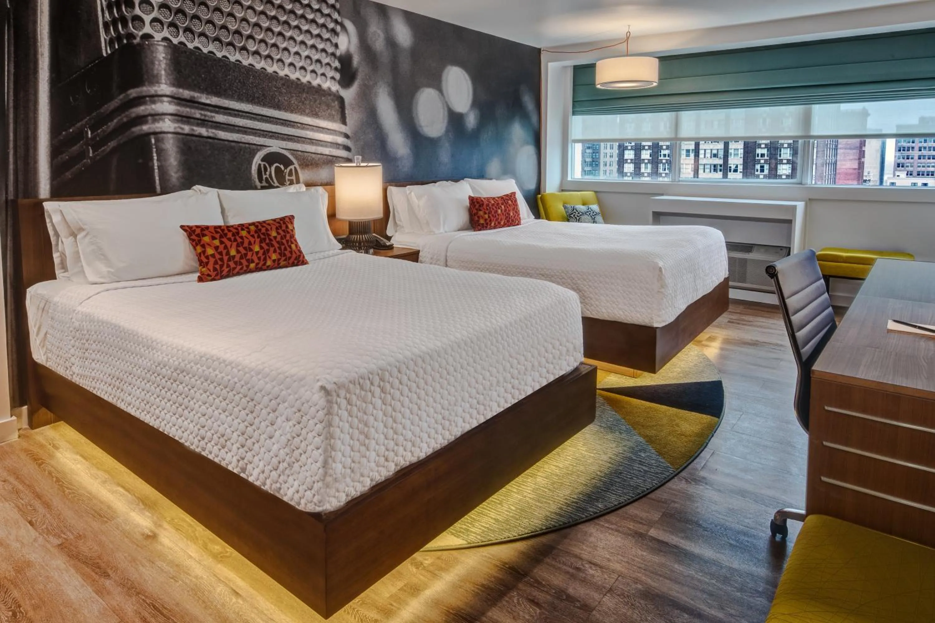 Room with Two Beds - Hearing Accessible - Non-Smoking in Hotel Indigo - Memphis Downtown by IHG