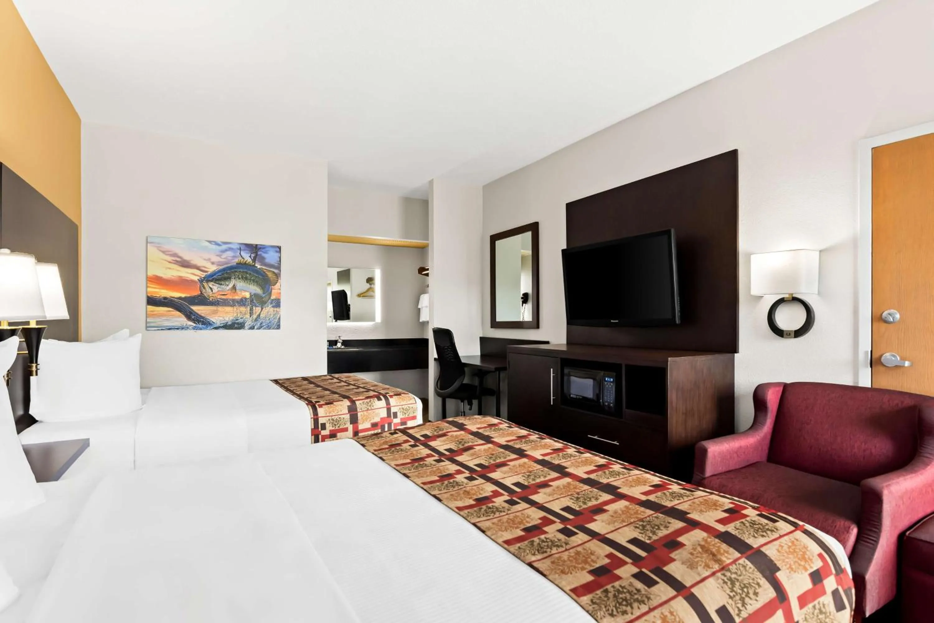 Double Room with Two Double Beds - smoking - Upper Floor in Best Western Lake Okeechobee