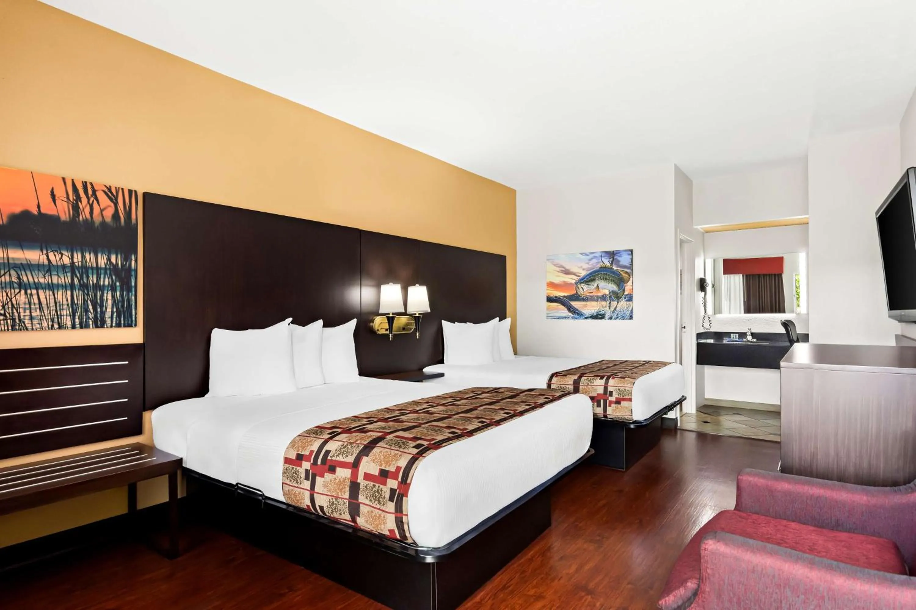 Double Room with Two Double Beds - Non-Smoking - Upper Floor in Best Western Lake Okeechobee