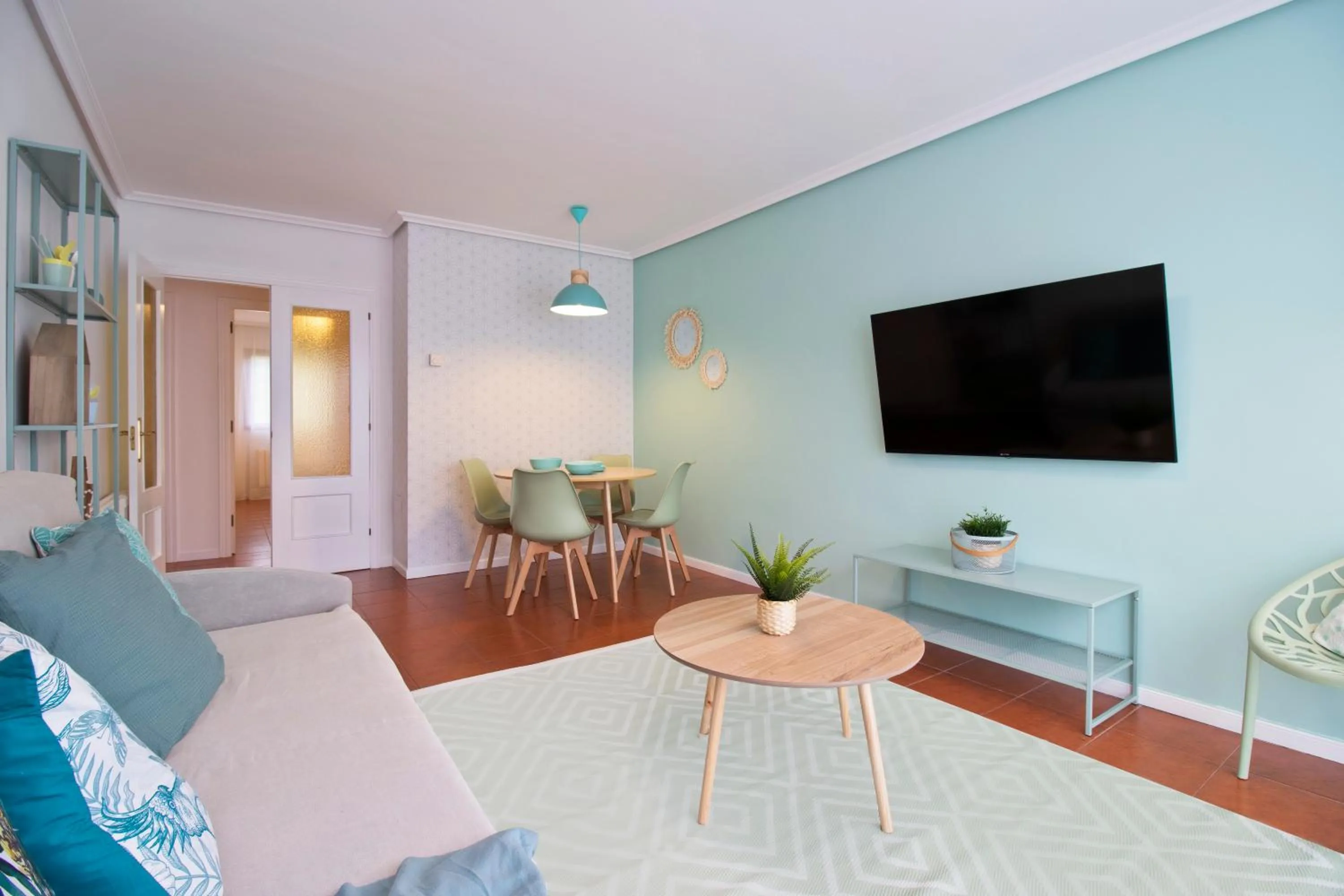 Superior Two-Bedroom Apartment with Garden (4-6 Adults) in Abba Comillas Apartments
