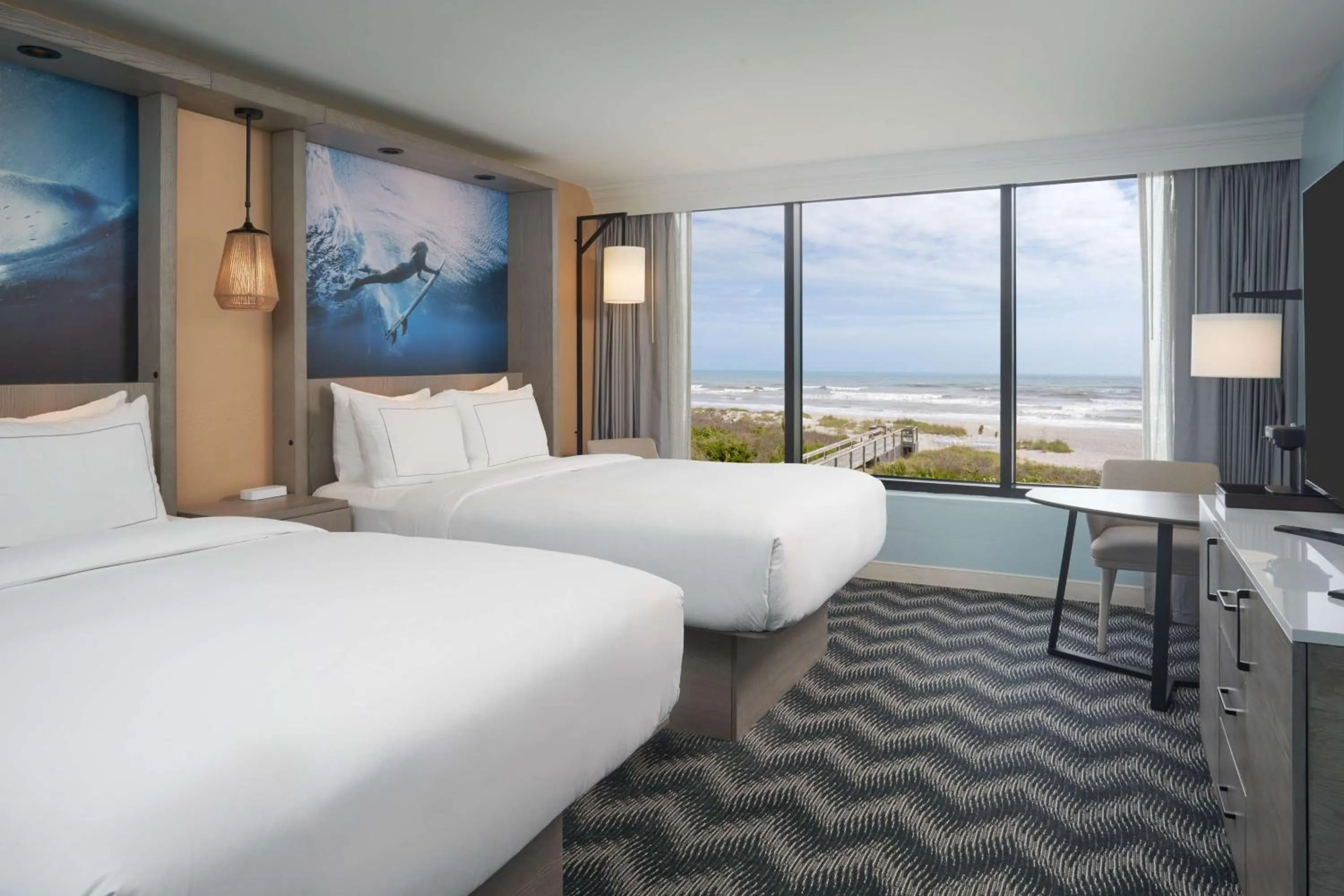 Quadruple Room with Sea View in Hilton Cocoa Beach Oceanfront