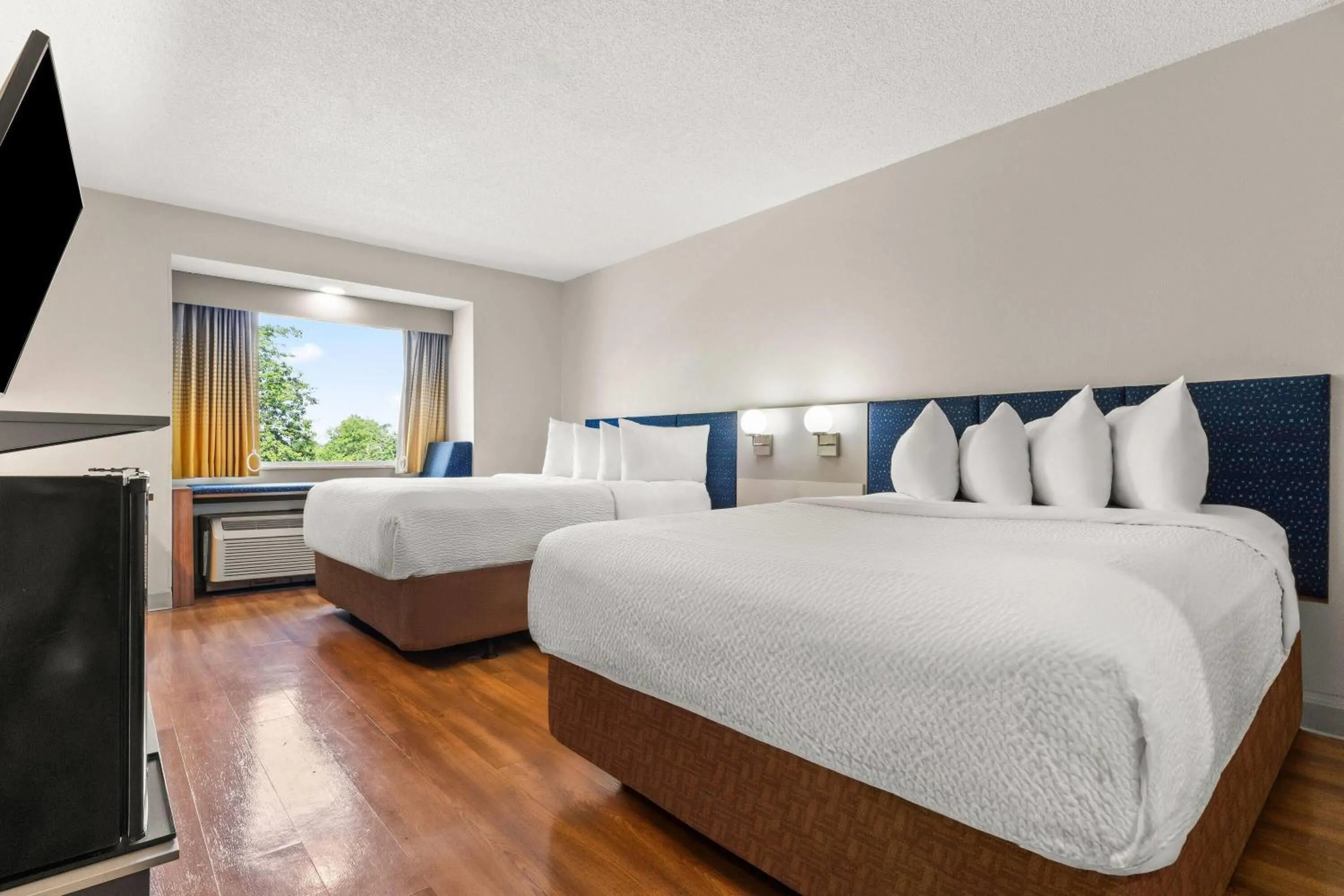 Queen Room with Two Queen Beds and Roll-in Shower - Mobility Accessible/Non-Smoking in Microtel Inn and Suites - Salisbury