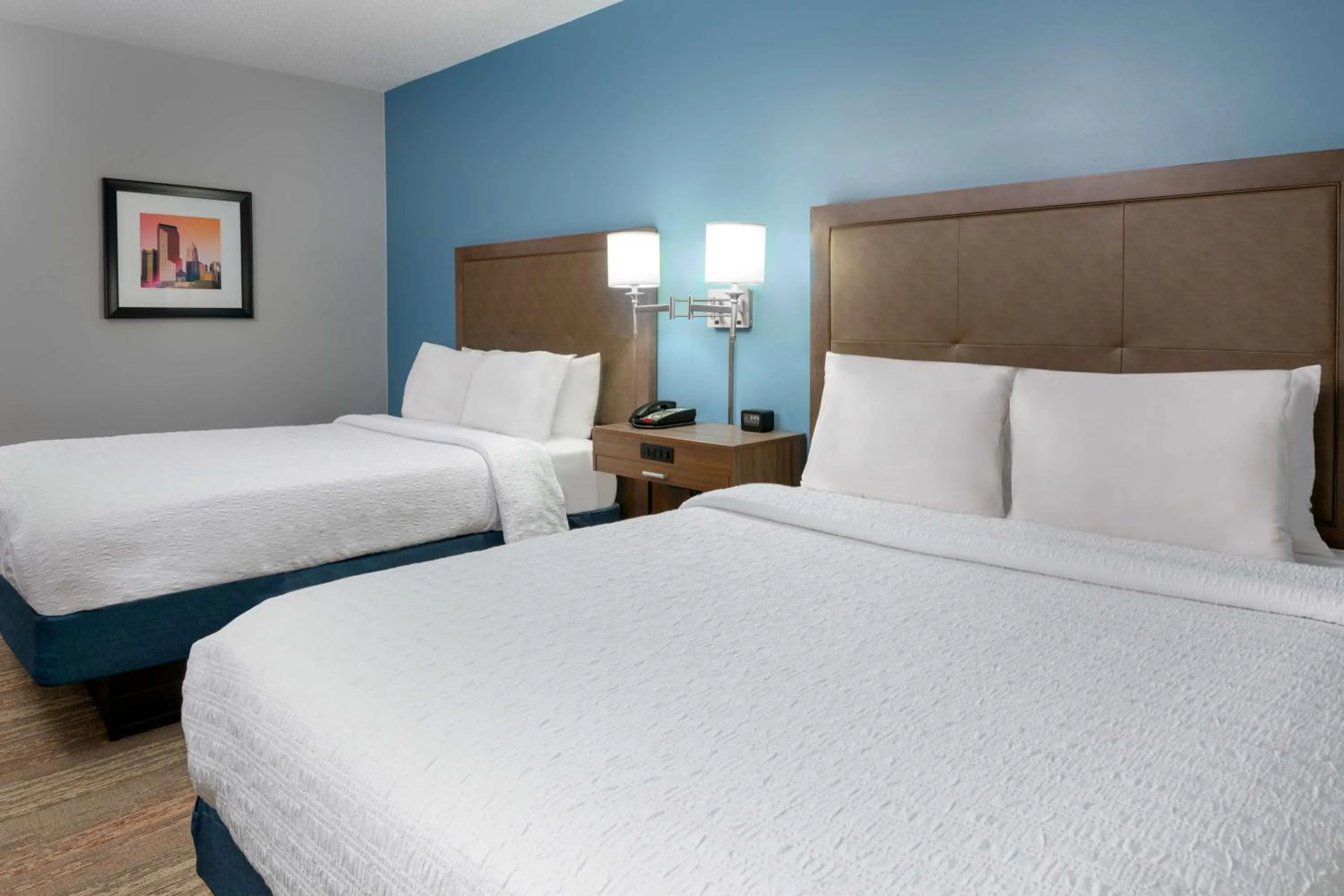 Room with Two Queen Beds - Non-Smoking in Hampton Inn Charlotte Uptown