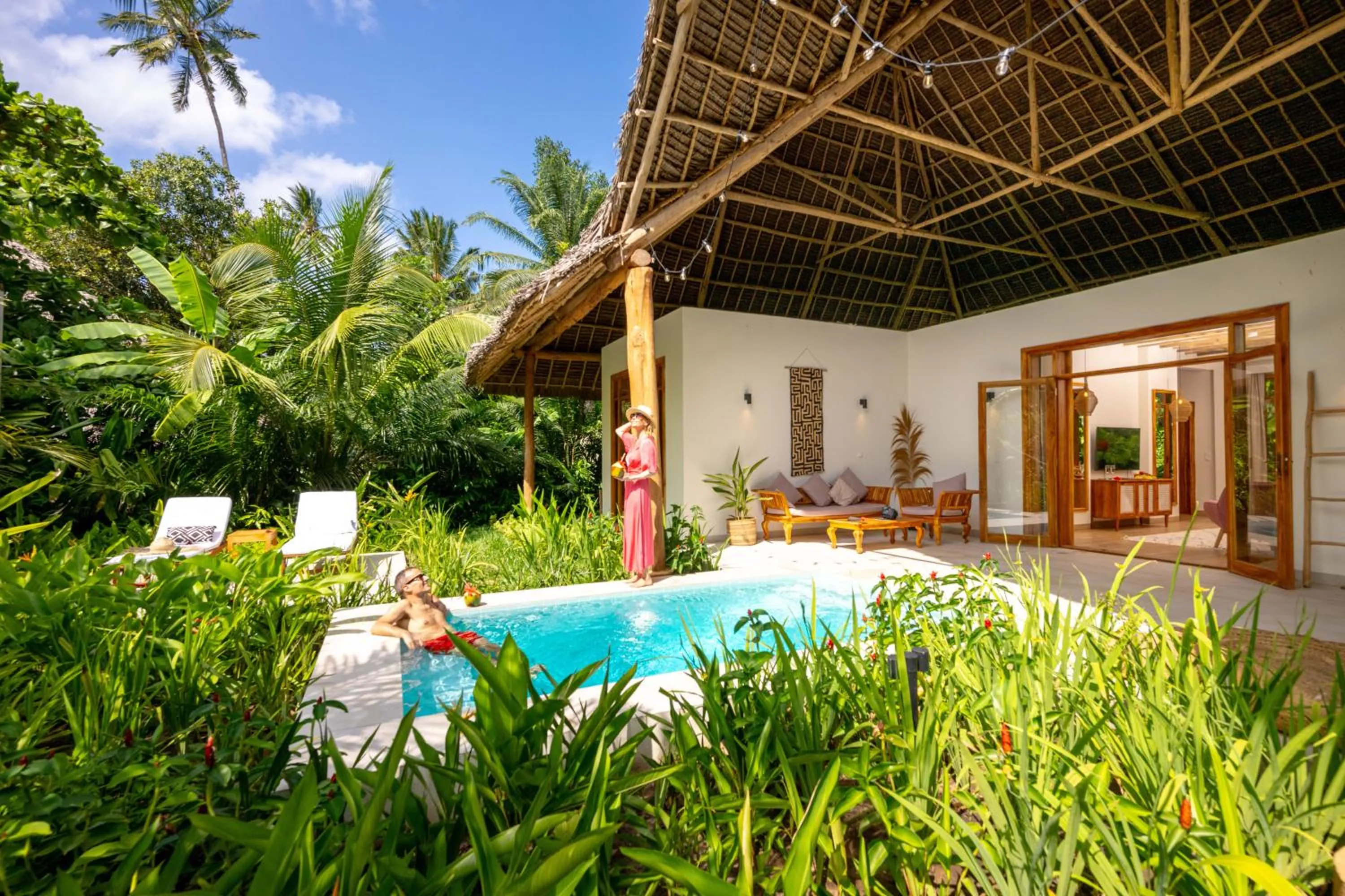 Superior Garden Villa with Plunge Pool in Zanzi Resort Private Paradise