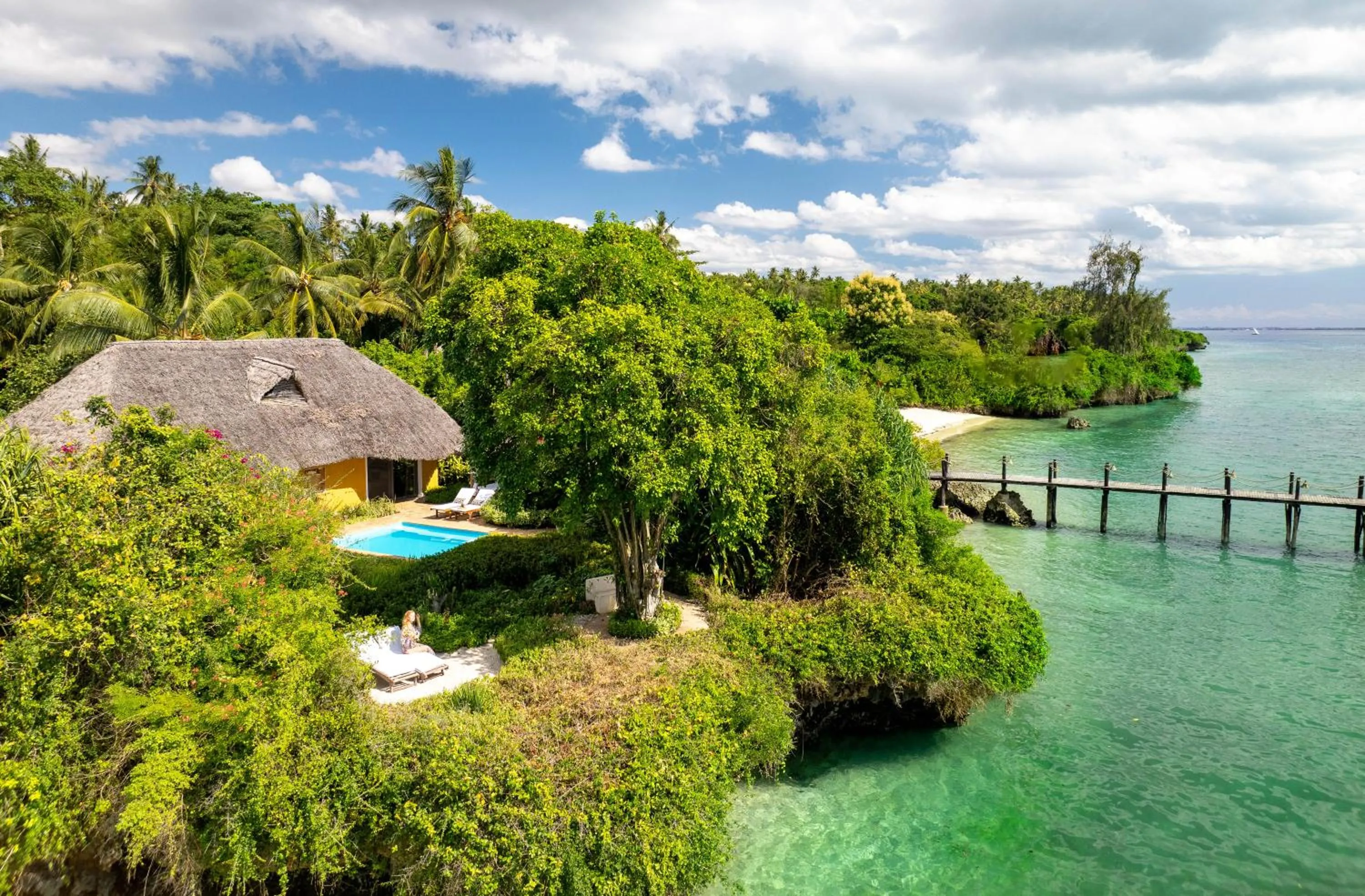 Ocean Access Villa with Pool in Zanzi Resort Private Paradise