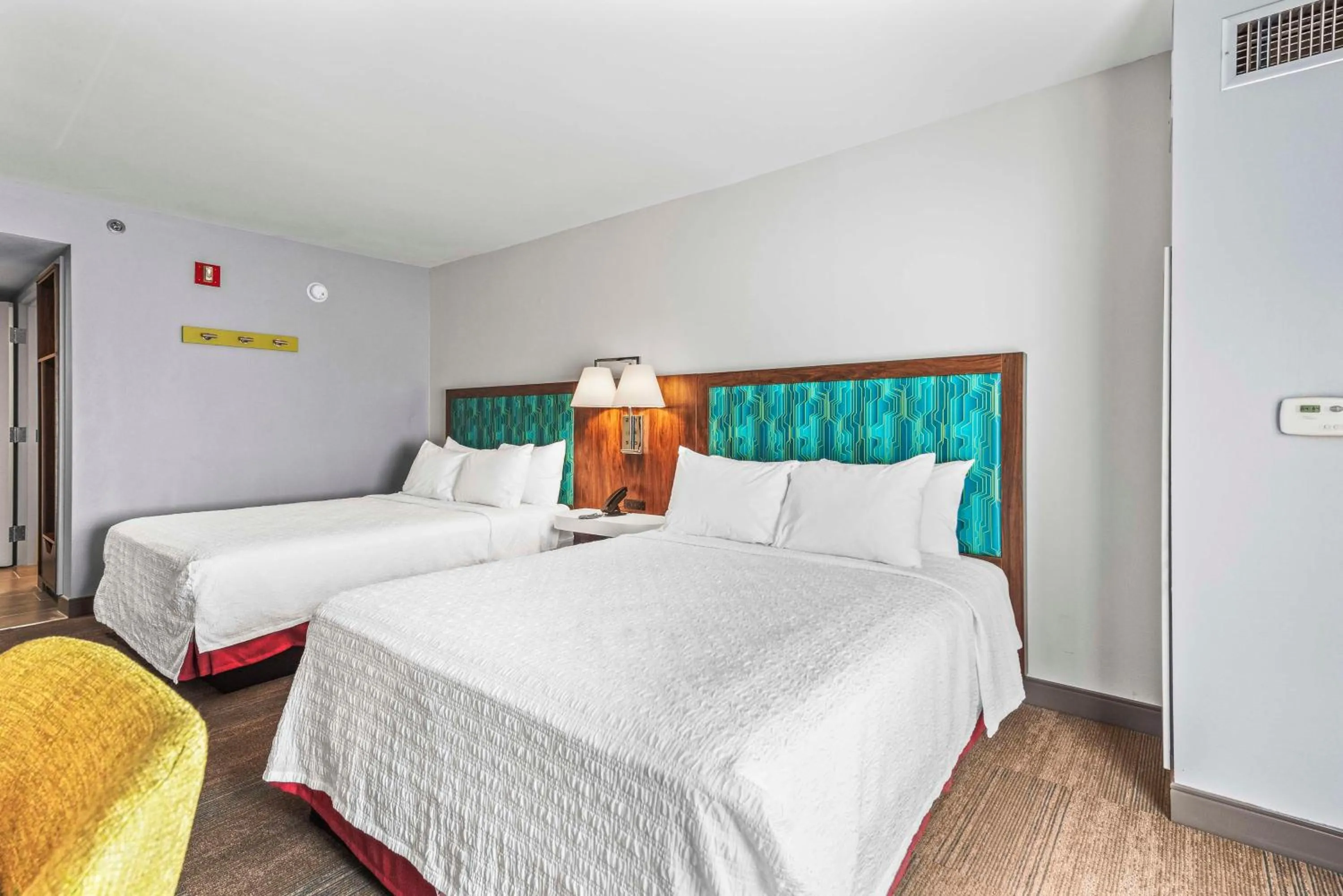 Queen Room with Two Queen Beds - Mobility/Hearing Accessible with Bathtub - Non-Smoking in Hampton Inn Columbus-North