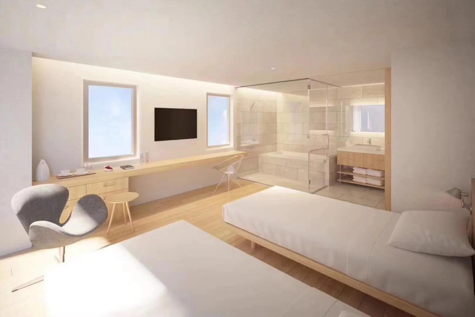 Deluxe Twin Room in Hotel Comfact