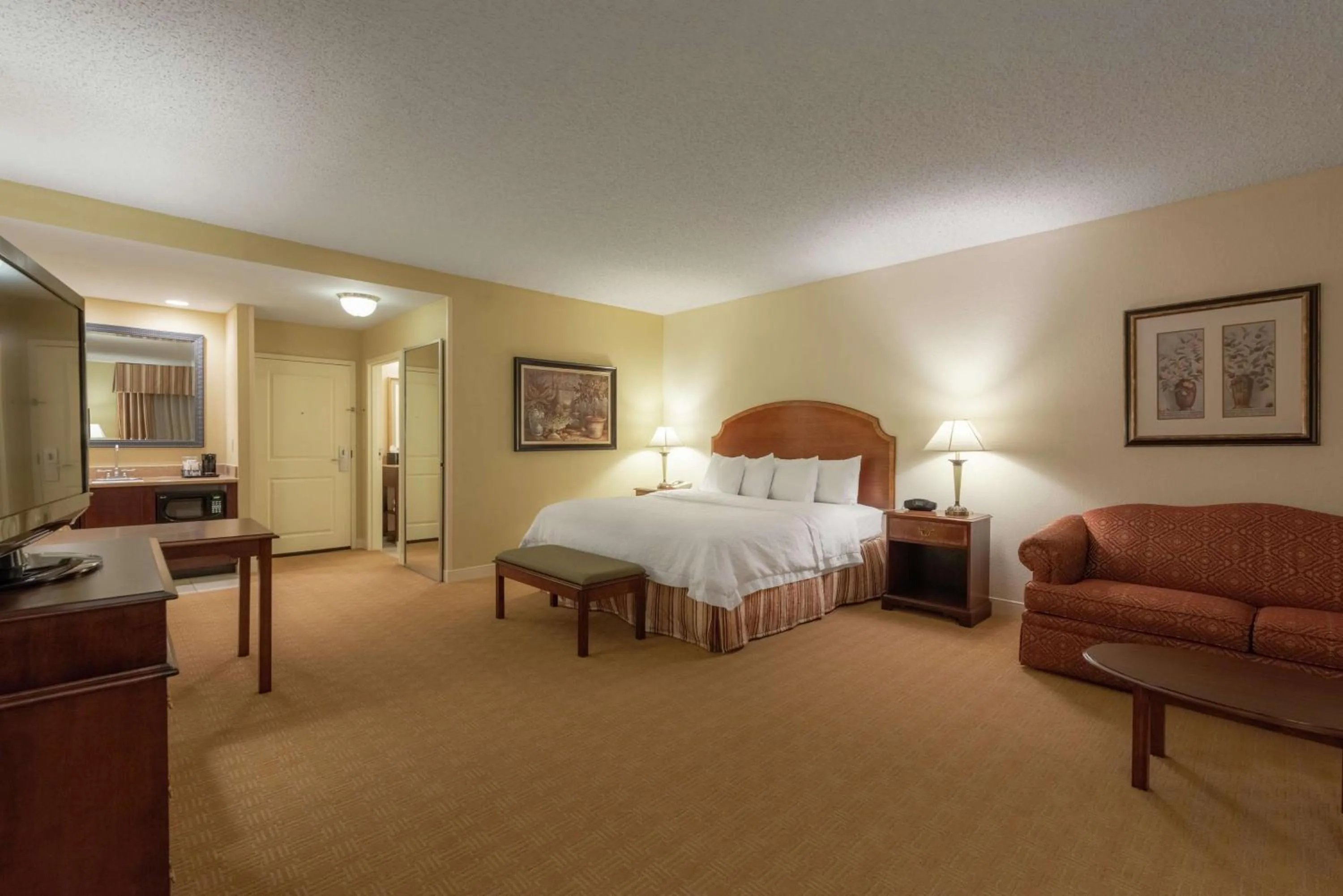 King Studio Suite with Sofa Bed - Non-Smoking in Hampton Inn & Suites - Vicksburg