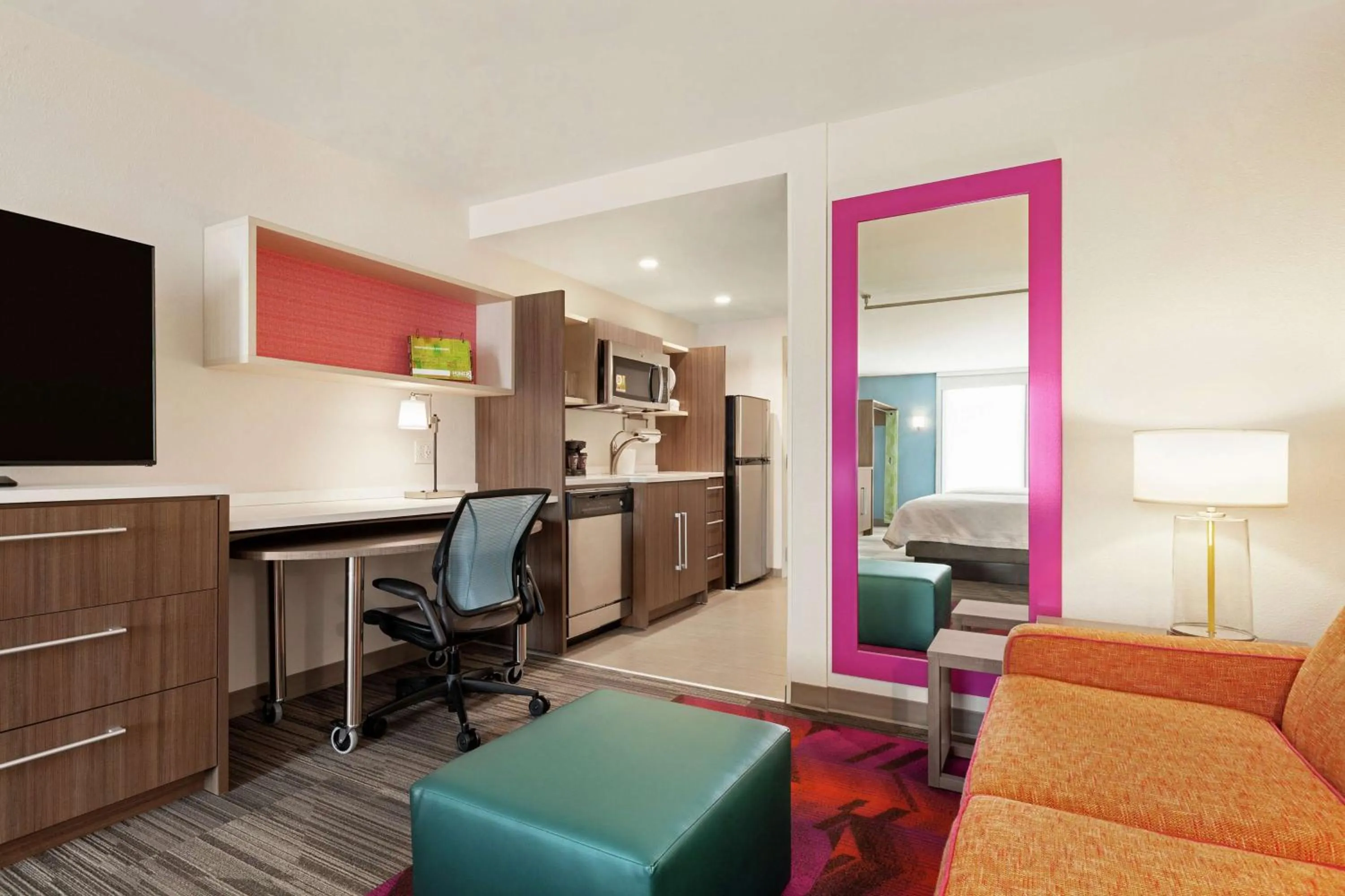 Queen Studio with Two Queen Beds - Non-Smoking in Home2 Suites By Hilton Silver Spring
