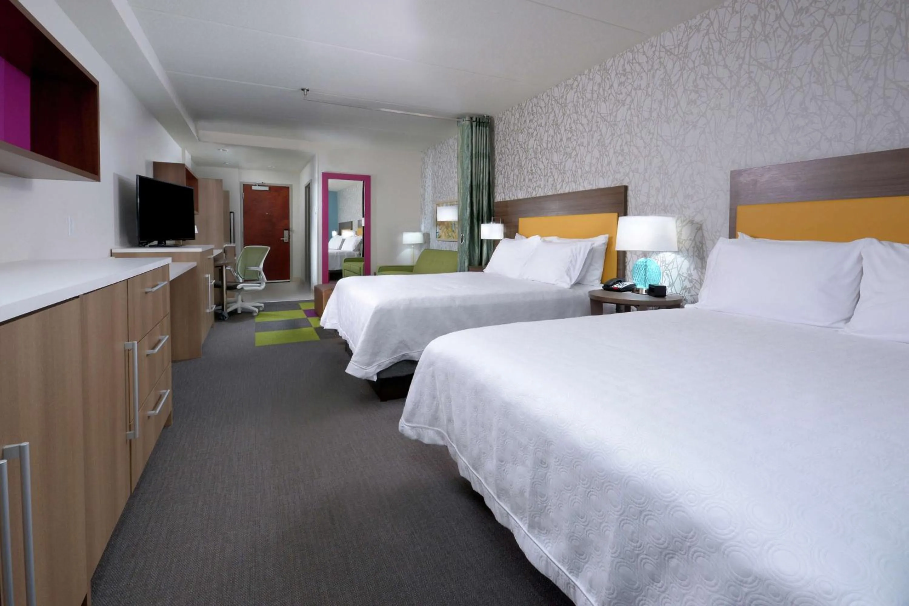 Queen Studio with Two Queen Beds - Non-Smoking in Home2 Suites By Hilton Duncan