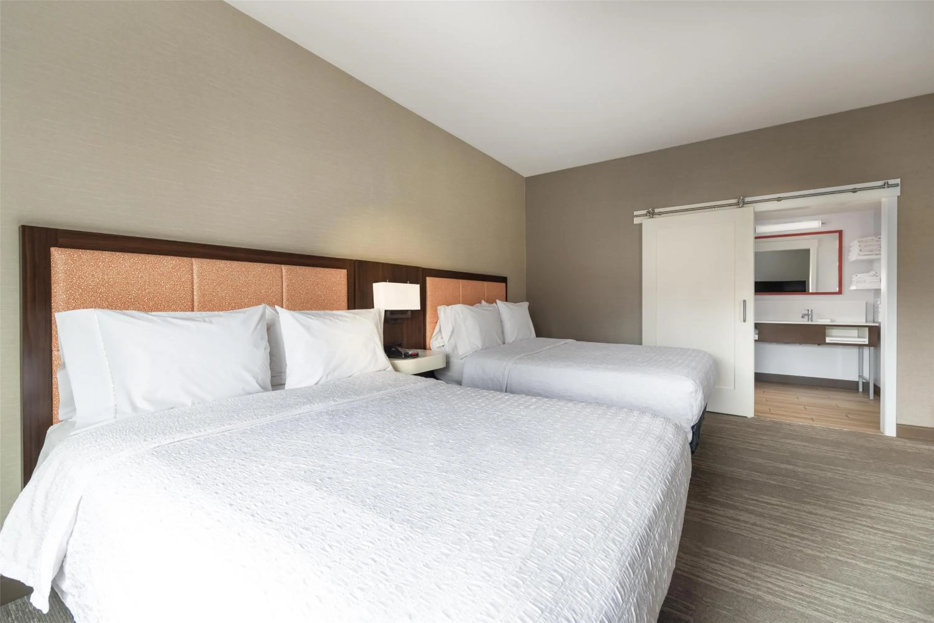 Queen Studio Suite with Two Queen Beds - Hearing Access/Non-Smoking in Hampton Inn And Suites Logan, Ut