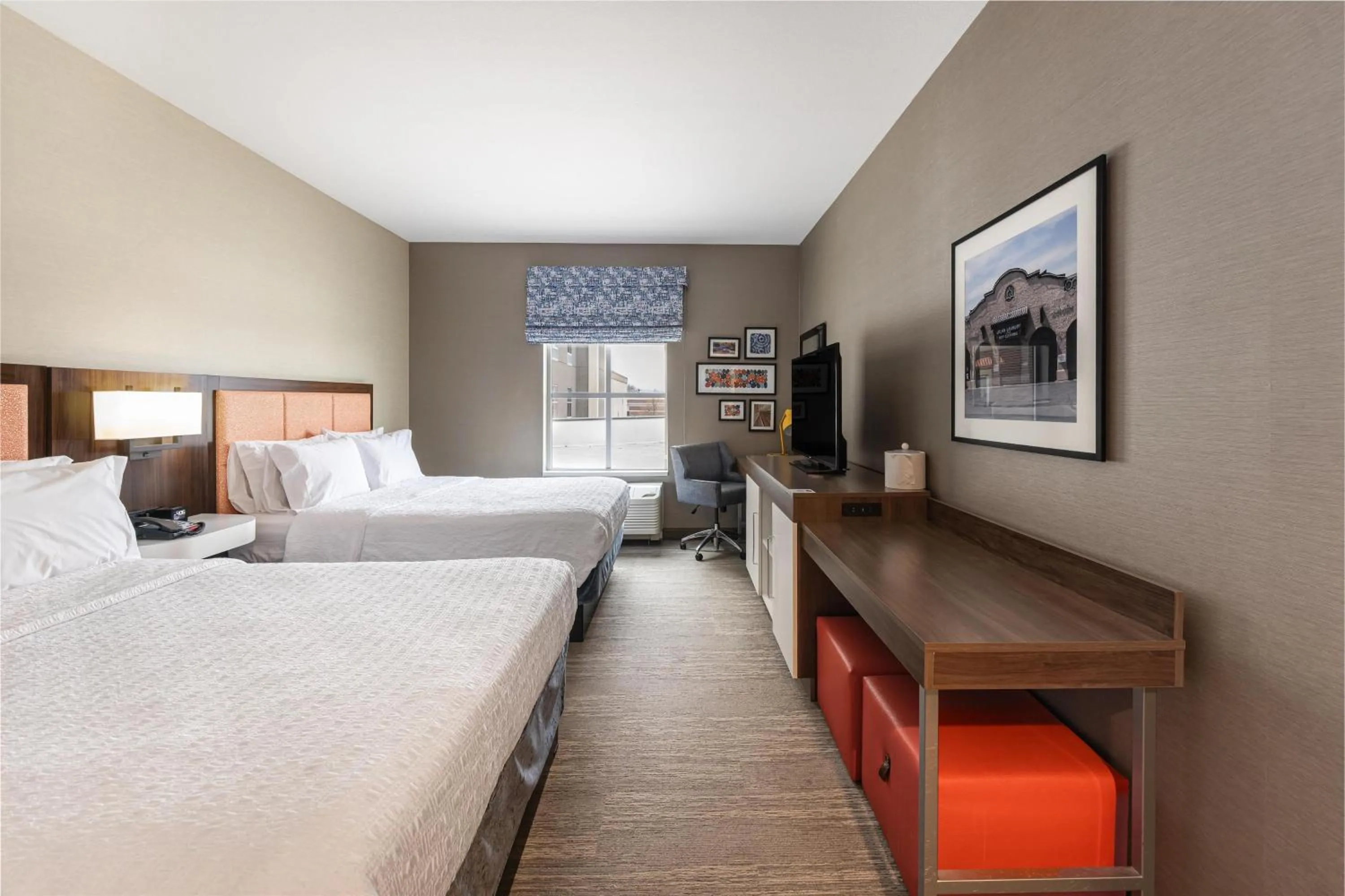 Queen Room with Two Queen Beds - Hearing Access/Non-Smoking in Hampton Inn And Suites Logan, Ut