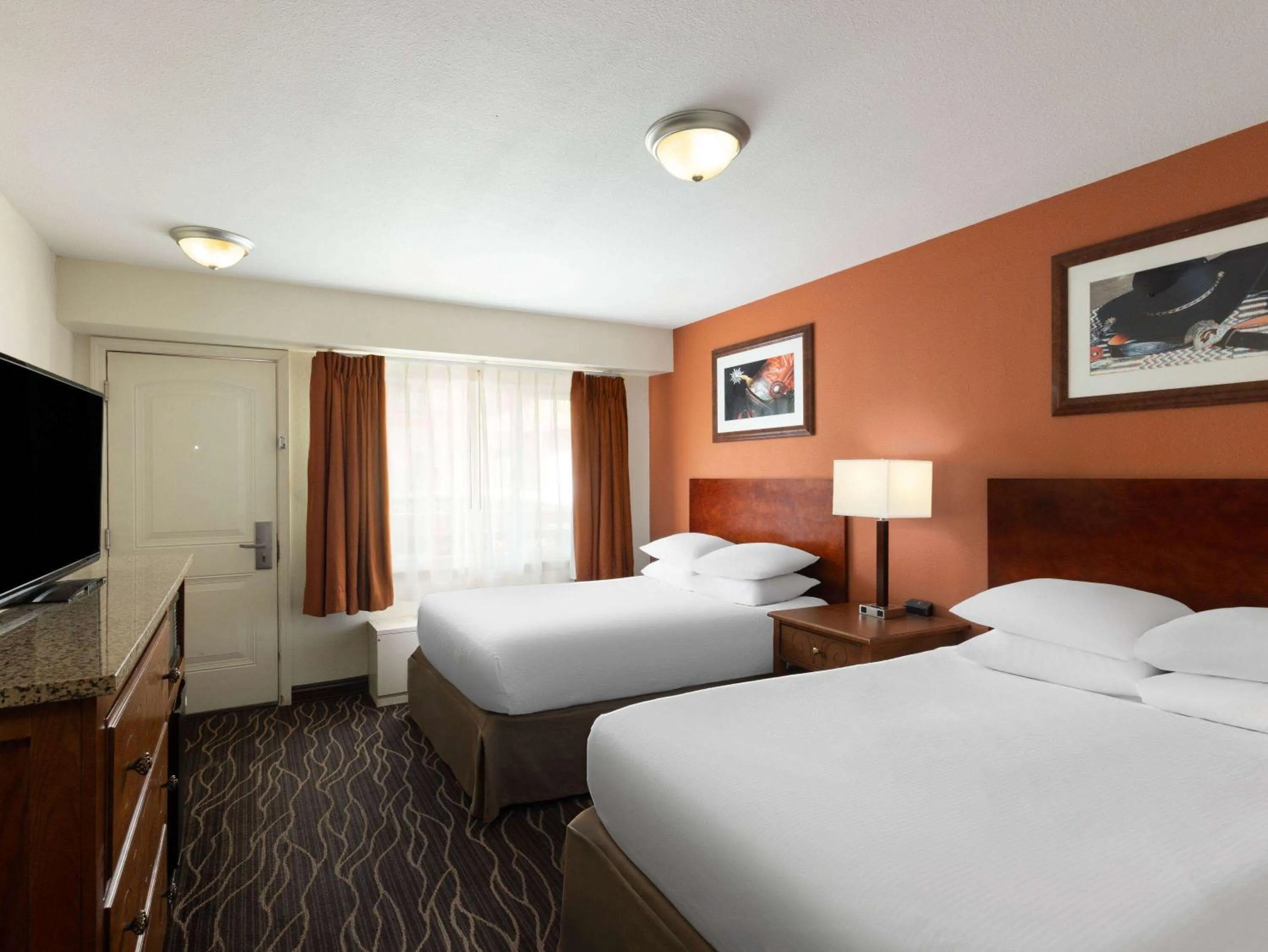 Double Room with Two Double Beds and Balcony - Non-Smoking in Ramada by Wyndham Elko Hotel at Stockmen's Casino