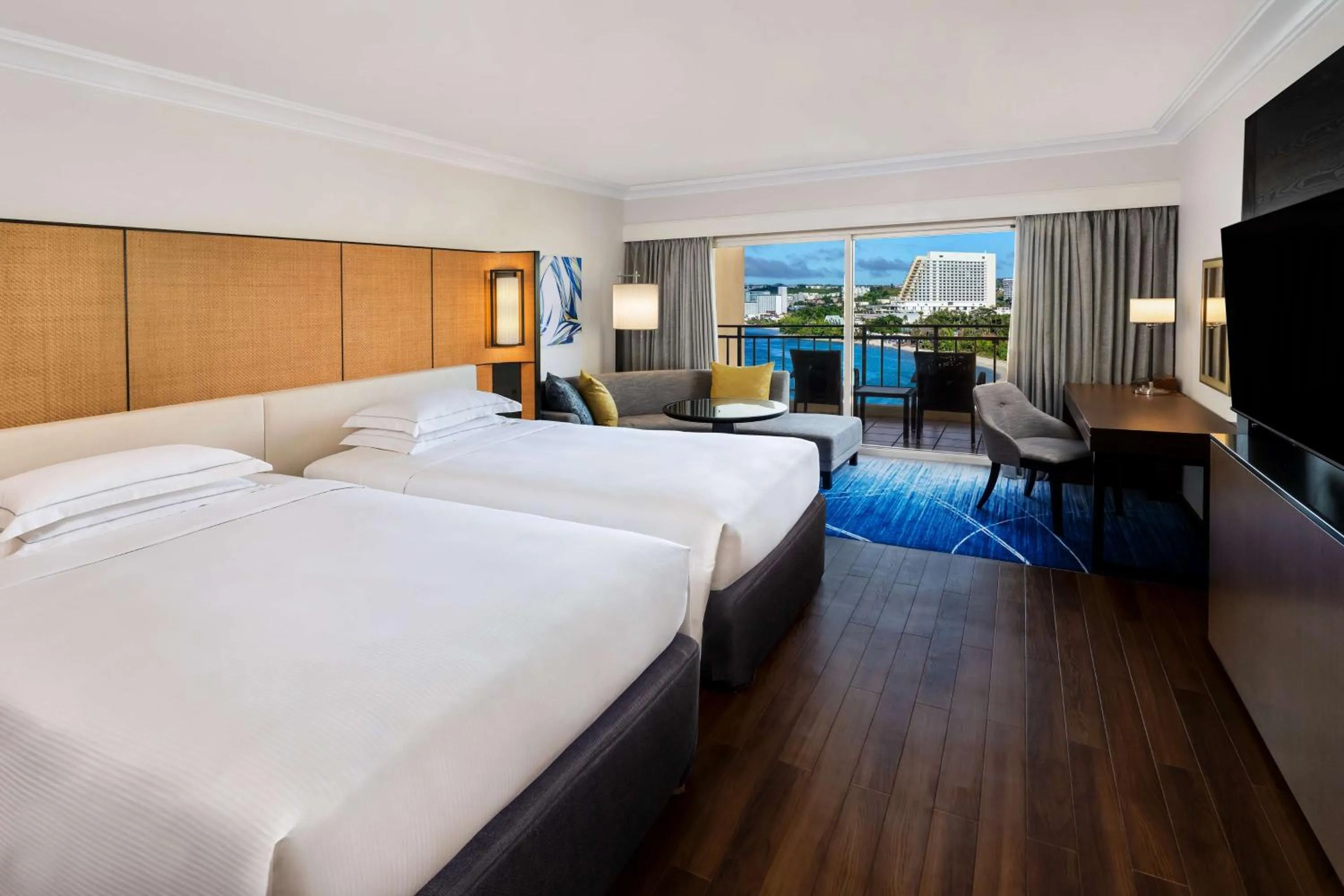 Premier Garden Twin Room in Hilton Guam Resort & Spa