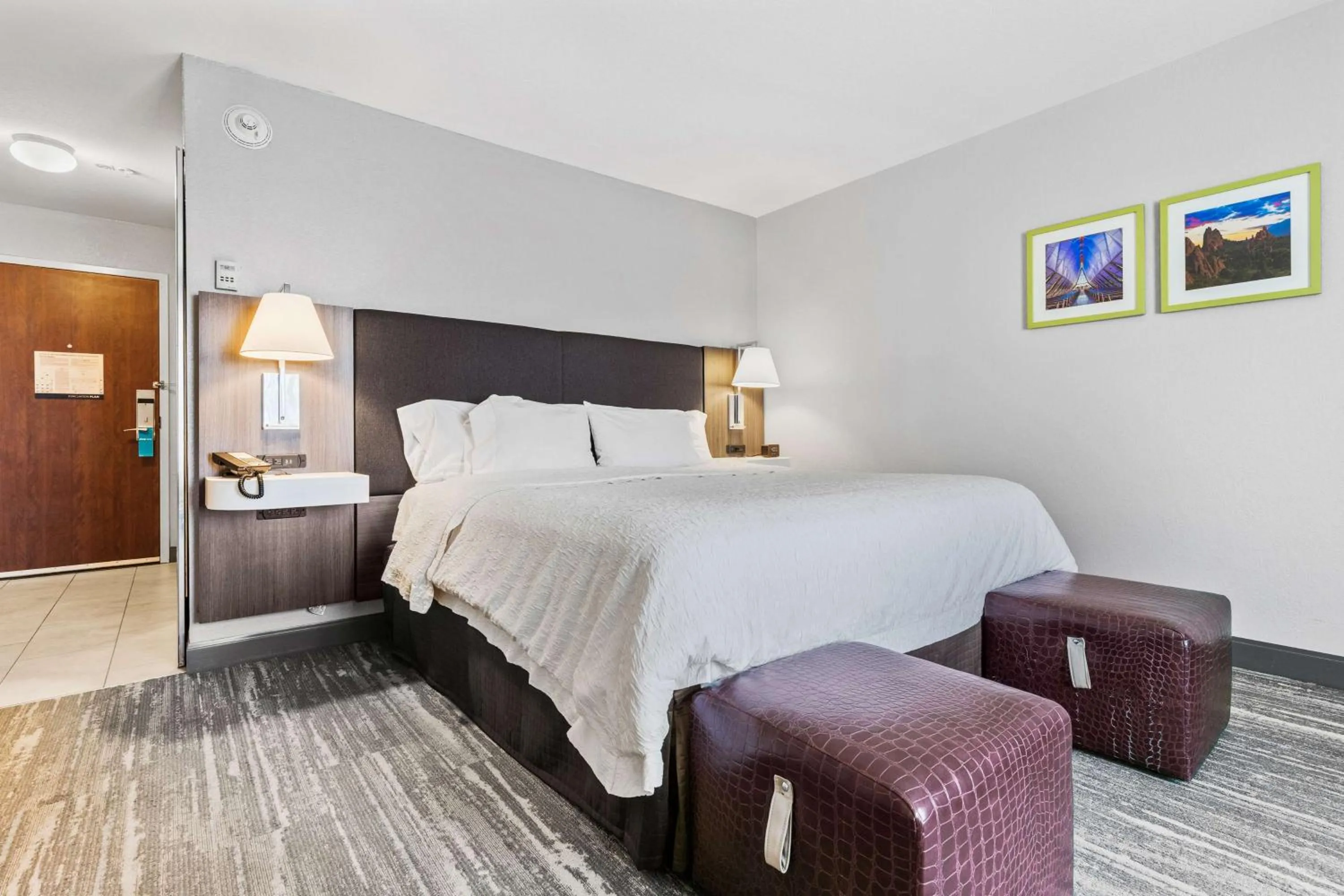 King Room with King Bed - Non-Smoking in Hampton Inn & Suites Colorado Springs-Air Force Academy/I-25 North