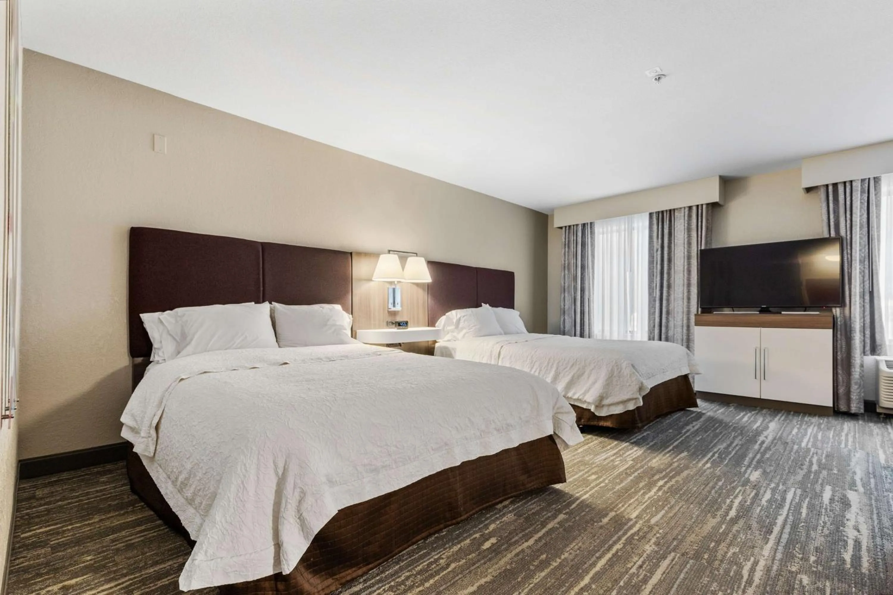 Queen Studio Suite with Two Queen Beds and Sofa Bed - Non-Smoking in Hampton Inn & Suites Colorado Springs-Air Force Academy/I-25 North