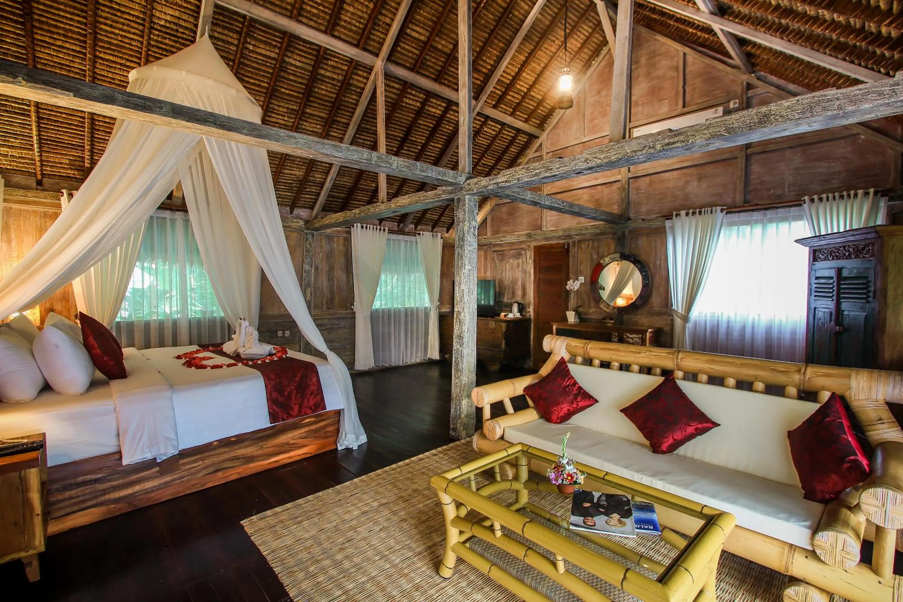 Suite Room with Jungle View in Keramas Sacred River Retreat Resort and Villa
