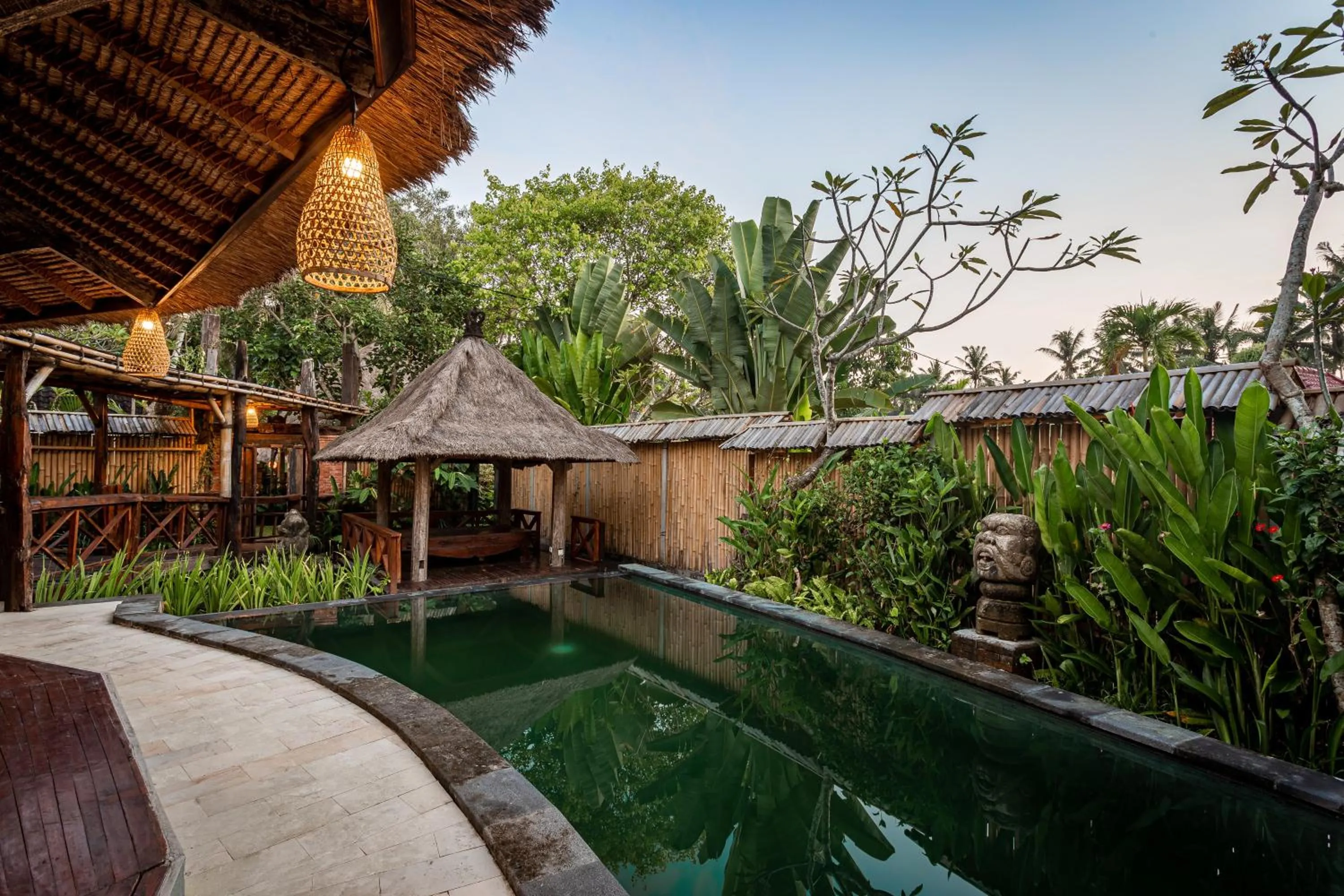 Villa with Private Pool in Keramas Sacred River Retreat Resort and Villa