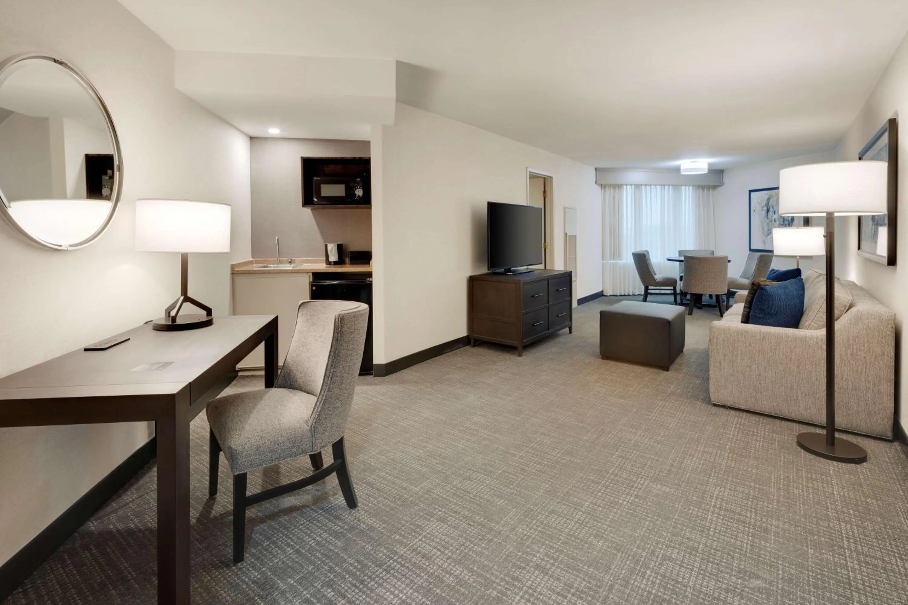Two-Bedroom Executive King Suite in Embassy Suites by Hilton Detroit Troy Auburn Hills