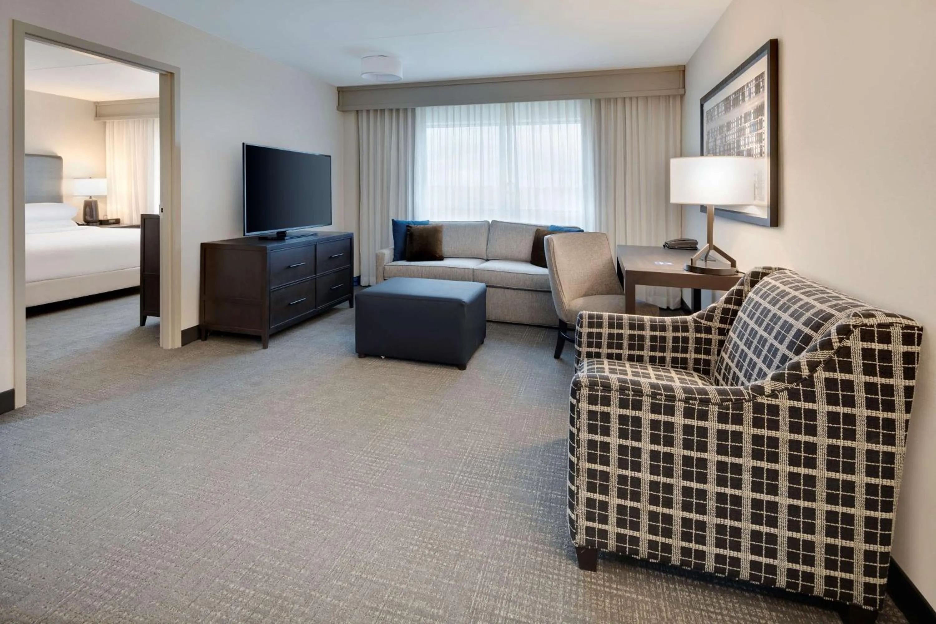 Two-Bedroom King Suite with Roll-In Shower - Mobility Accessible in Embassy Suites by Hilton Detroit Troy Auburn Hills