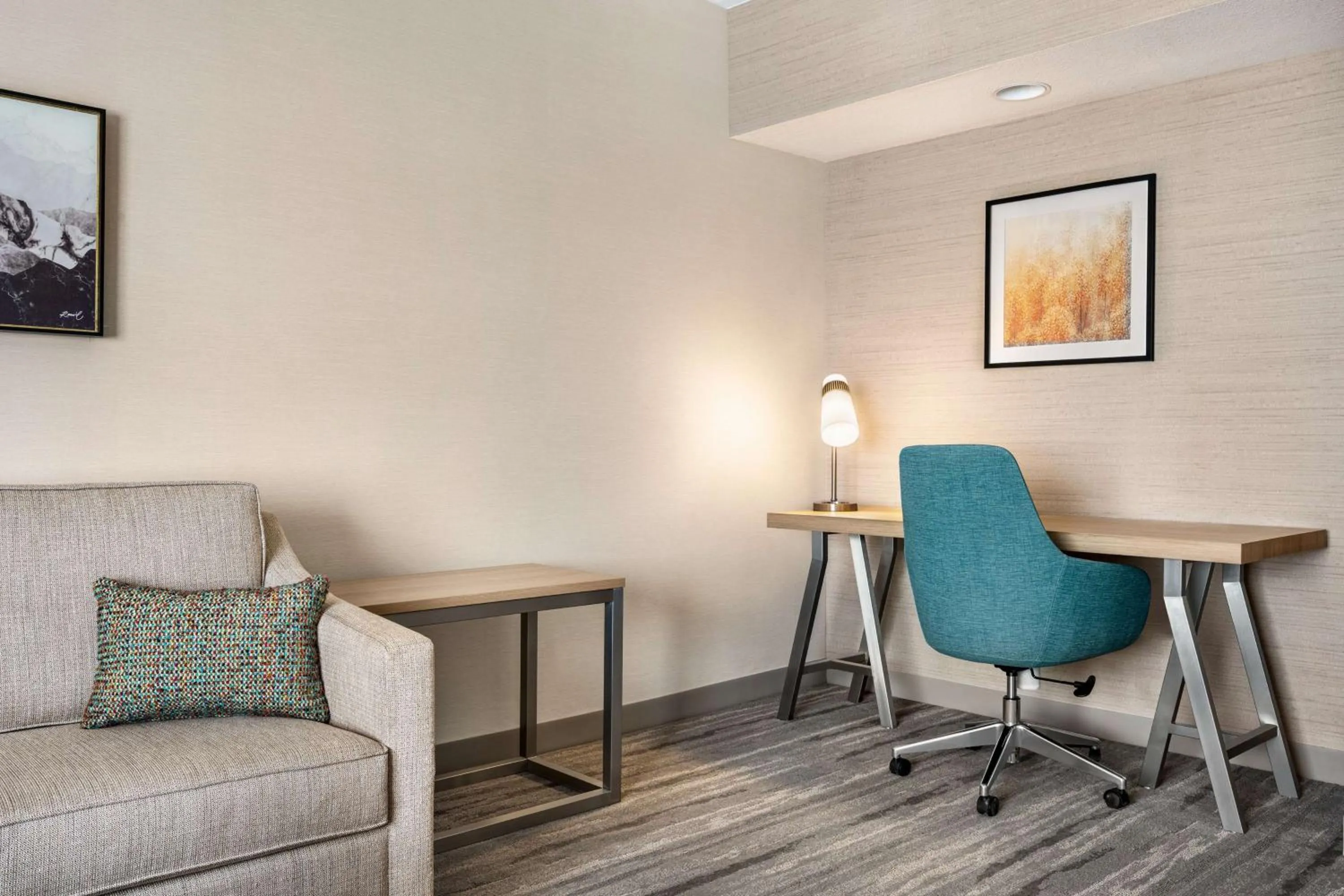 One-Bedroom King Suite with Roll-in Shower - Mobility Accessible in Hilton Garden Inn Fort Collins