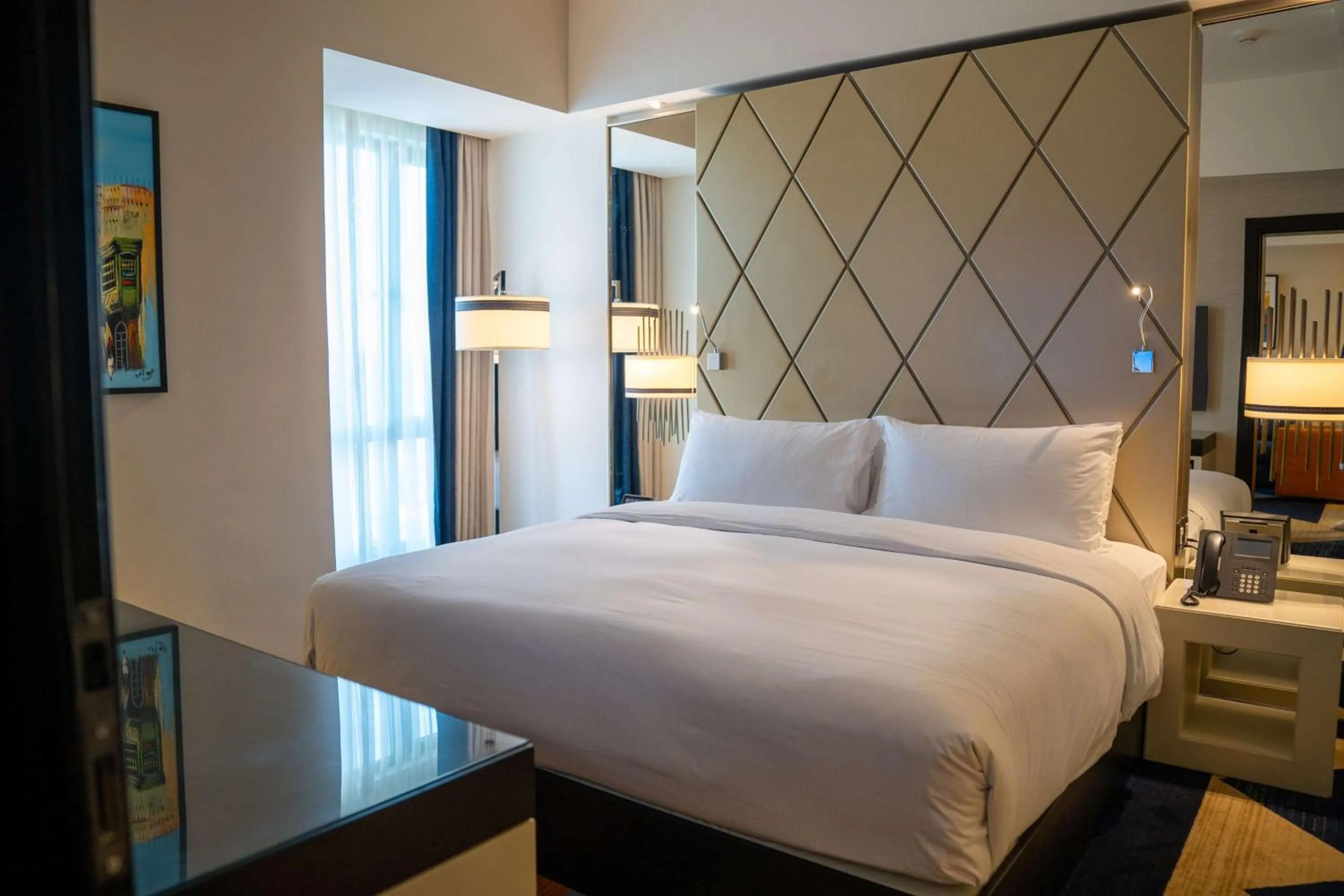Two-Bedroom Suite with One King and Two Twin Beds in Hilton Amman