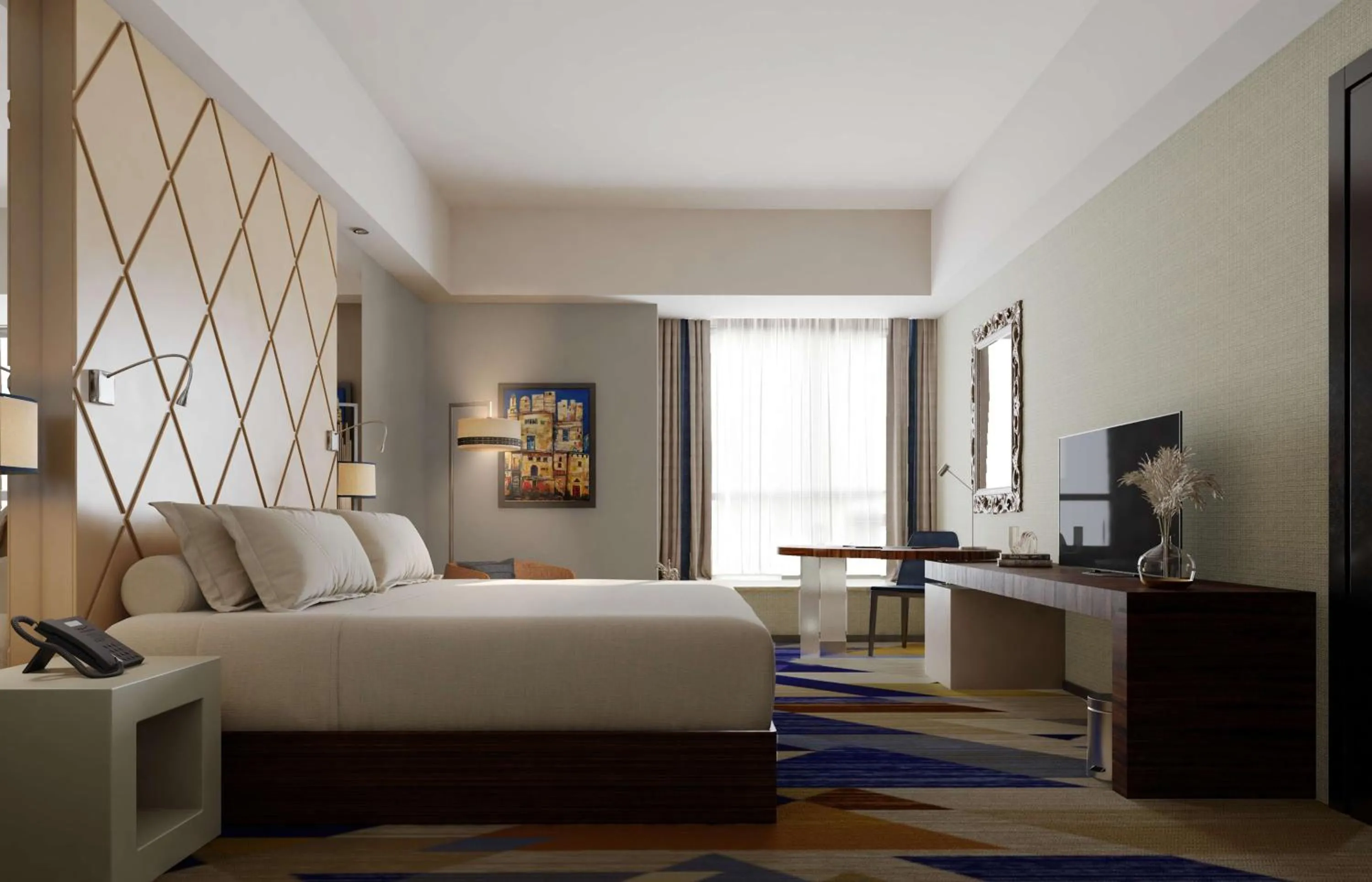 Deluxe One-Bedroom King Suite in Hilton Amman