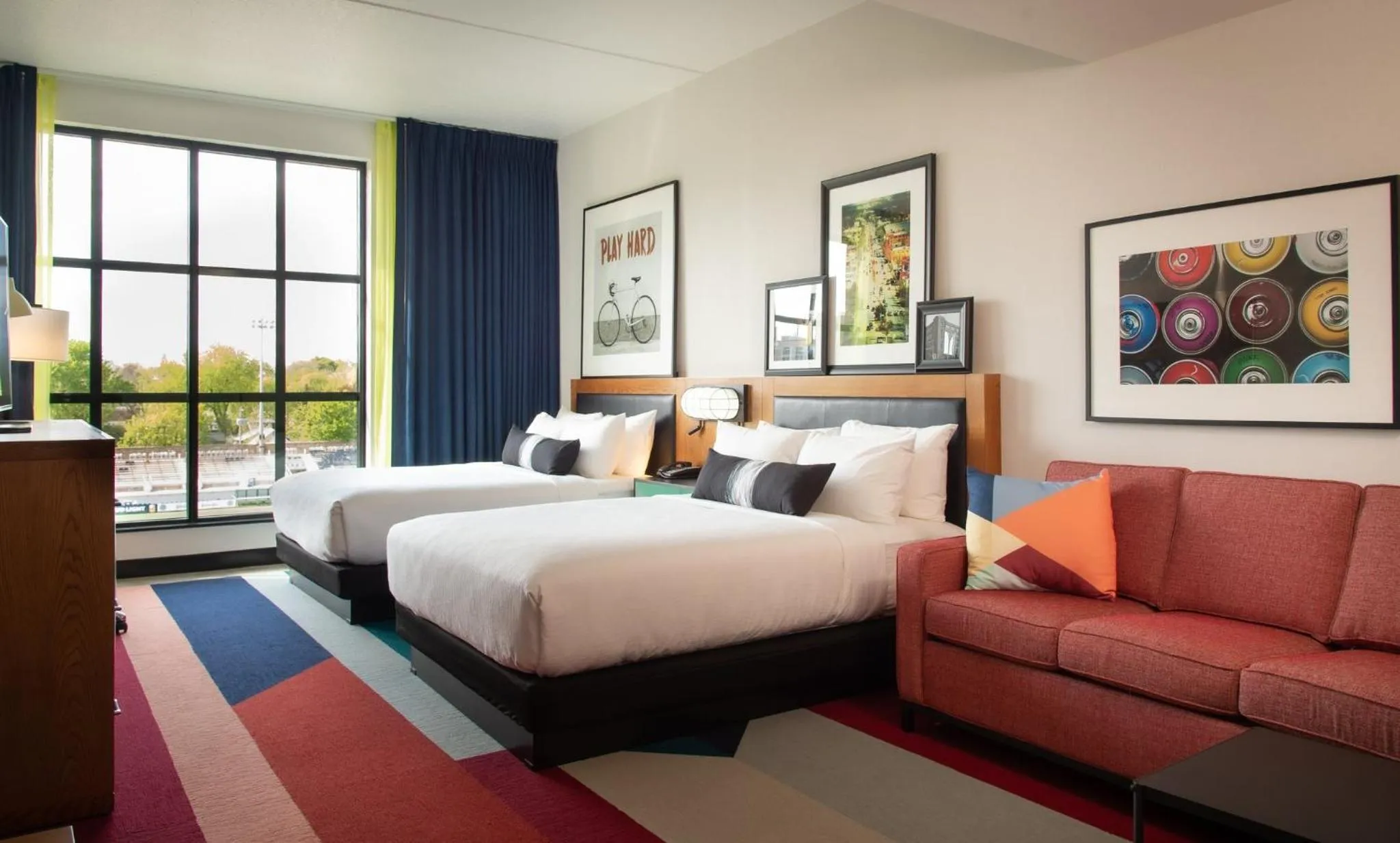 Suite with Two Beds - Hearing Accessible in Hotel Indigo - Madison Downtown by IHG