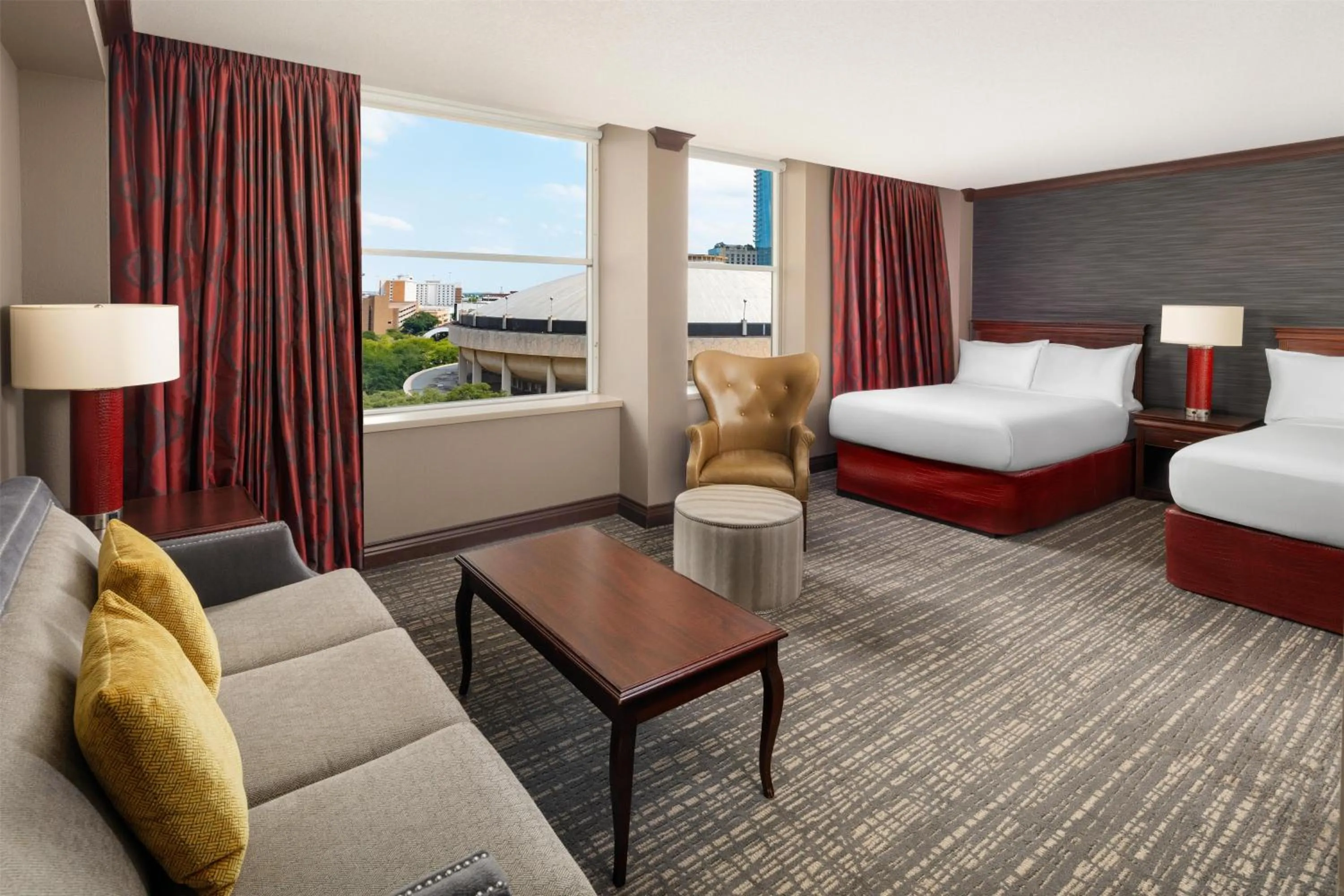 Standard Double Room with Sofa Bed in Hilton Fort Worth