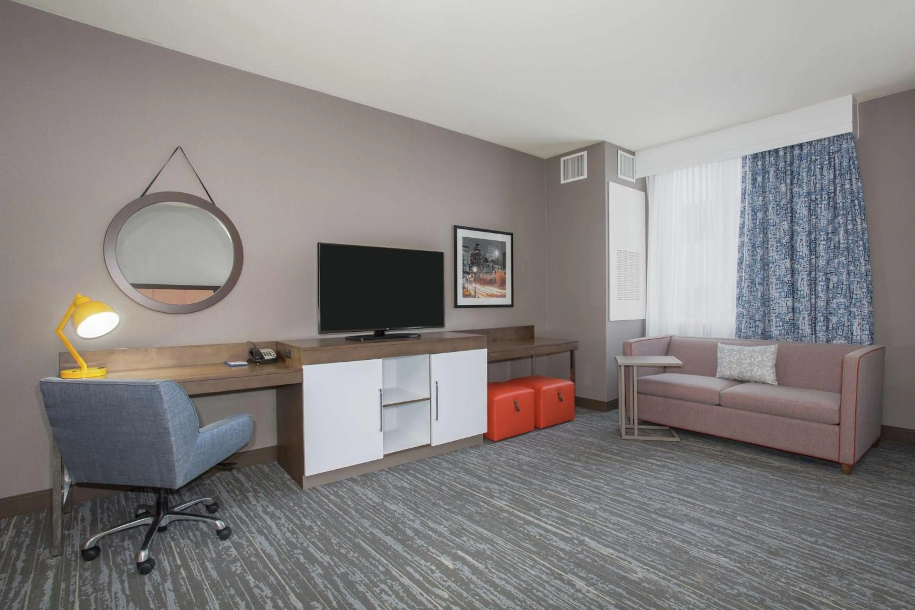Queen Studio Suite with Two Queen Beds and Sofa Bed - Non-Smoking in Hampton Inn & Suites Denver-Downtown
