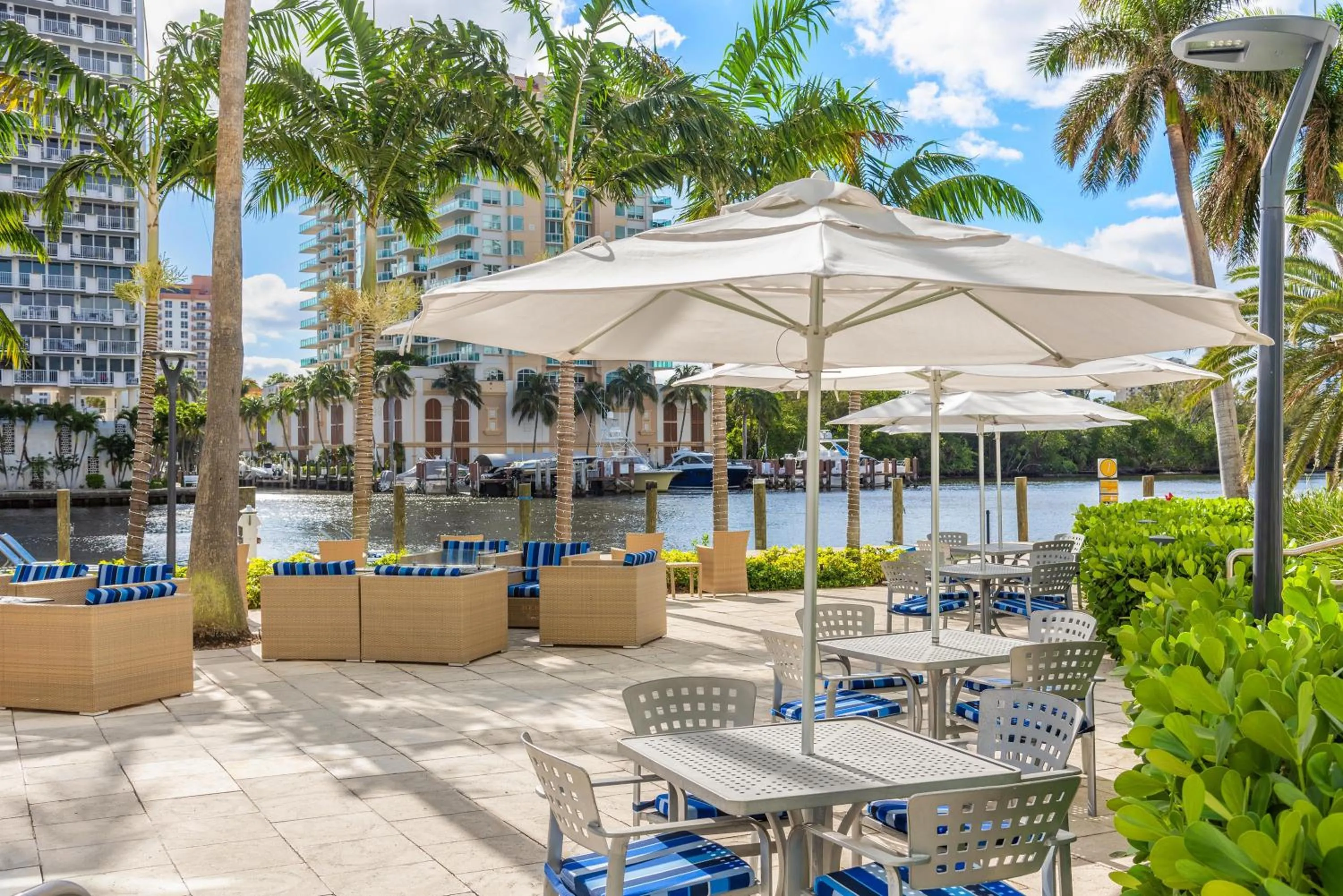 Patio in GALLERY One - A DoubleTree Suites by Hilton Hotel