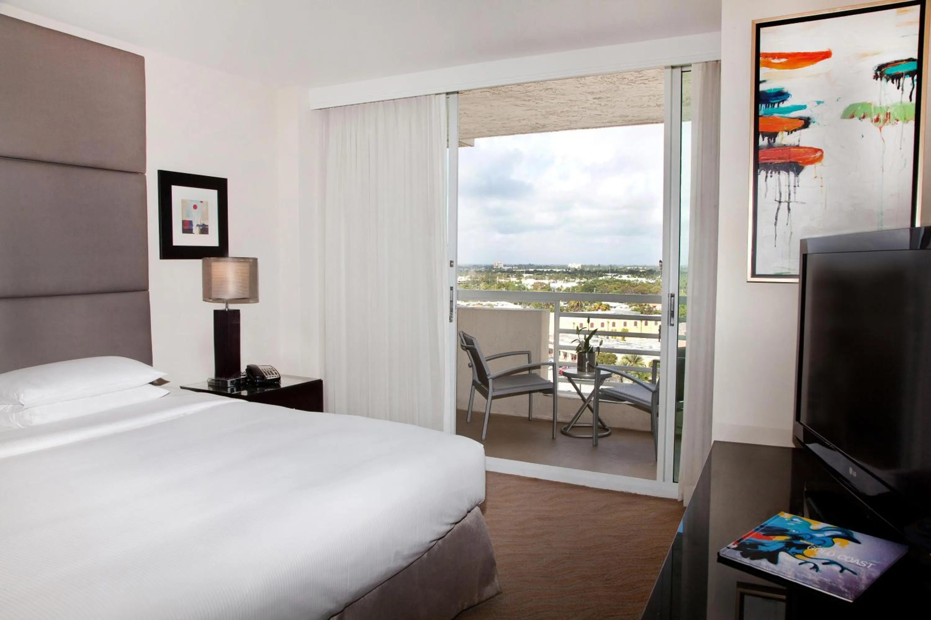 King Suite with Balcony and City View in GALLERY One - A DoubleTree Suites by Hilton Hotel