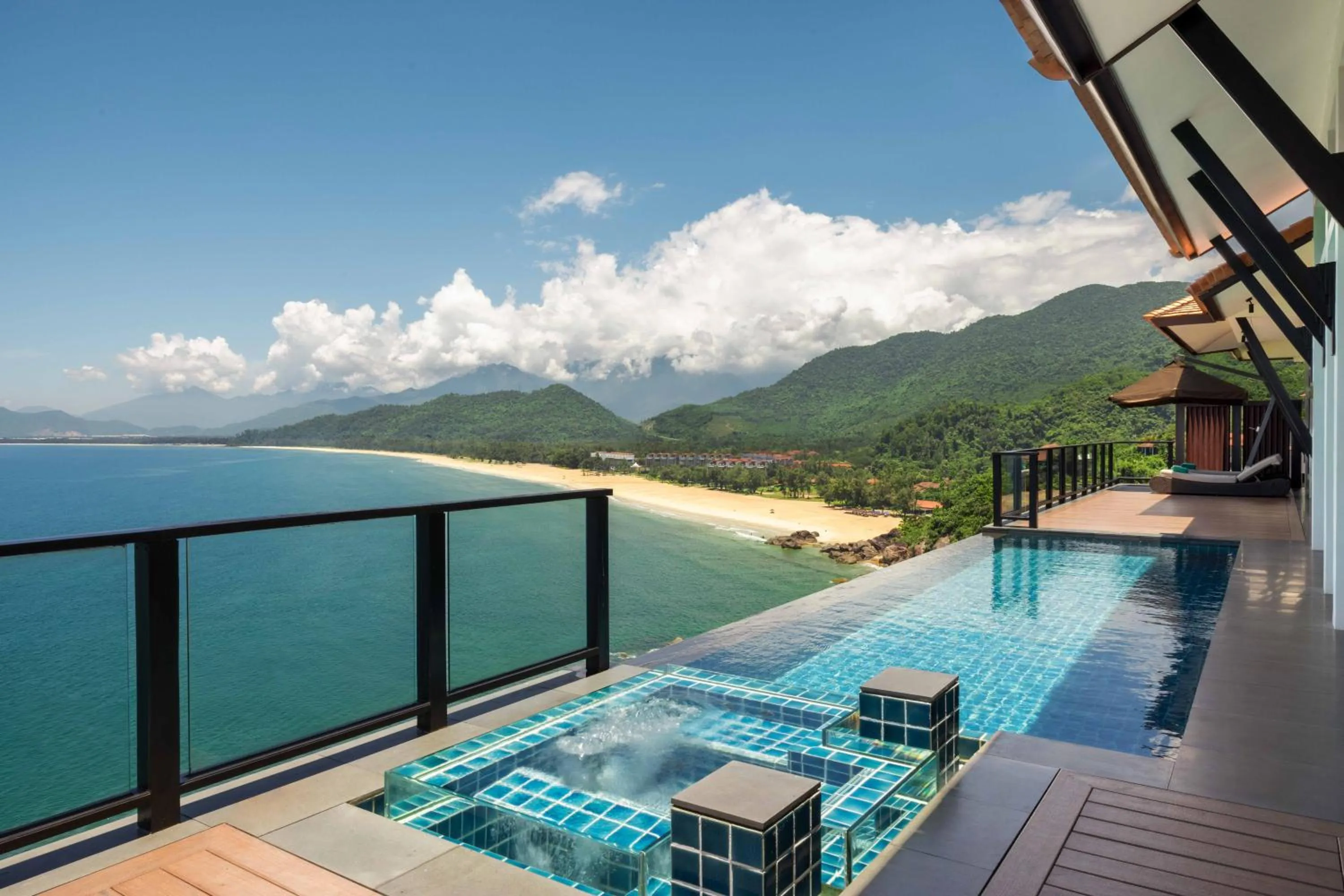 Two-Bedroom Hillside Pool Villa with Ocean View in Banyan Tree Lang Co