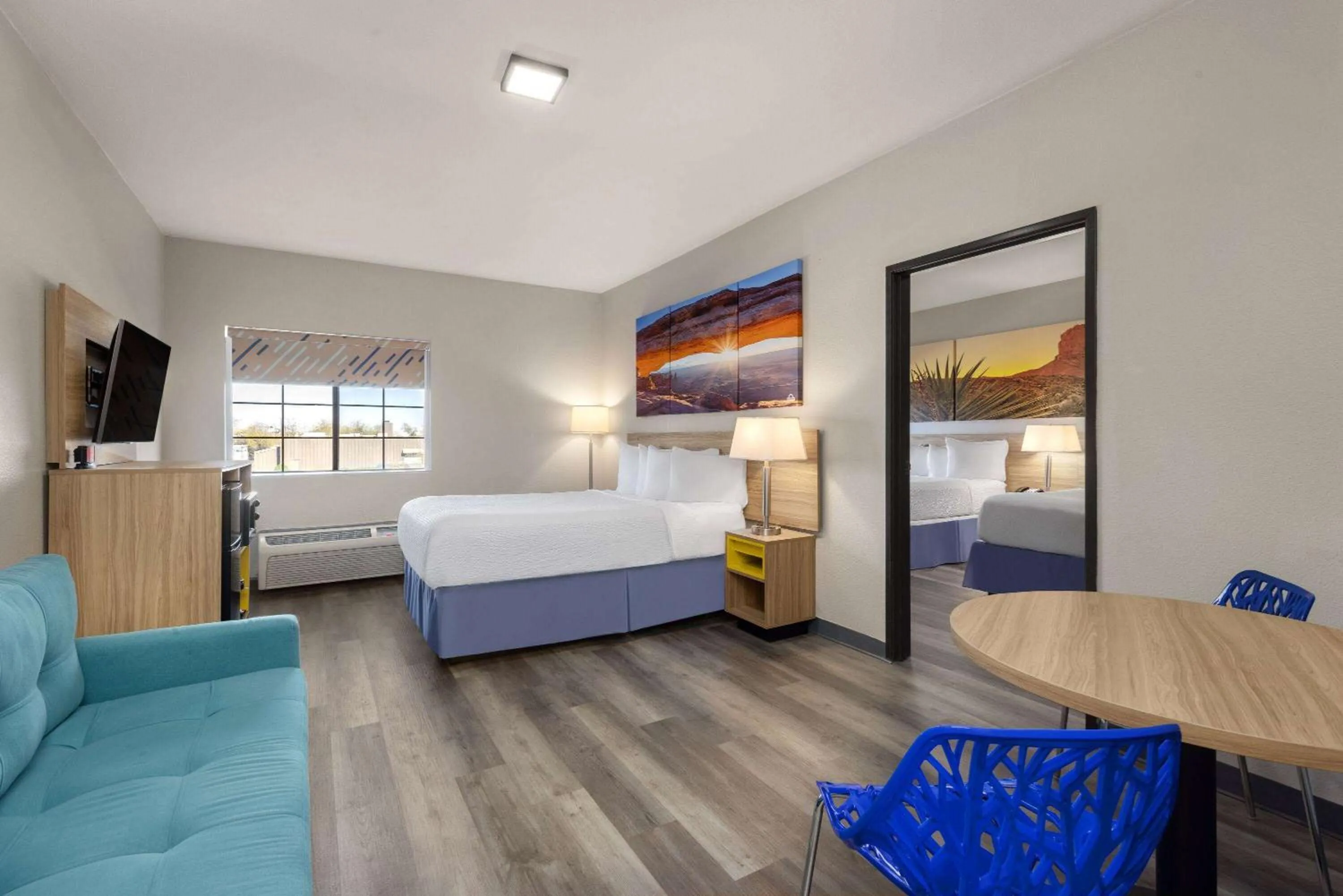 Suite One Bedroom with Three Queen Beds - Non-Smoking in Days Inn & Suites by Wyndham Tucson/Marana