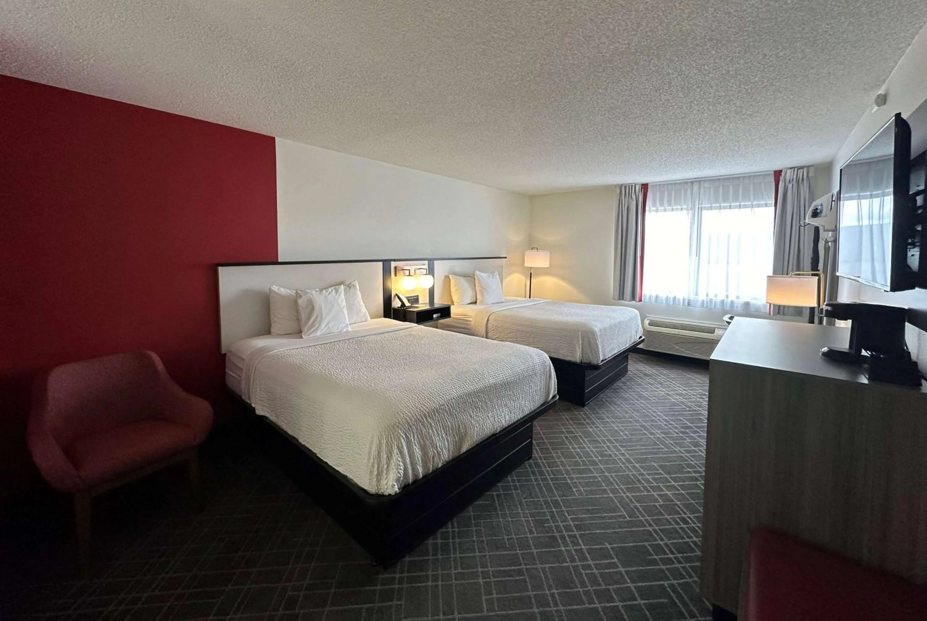 Queen Room with Two Queen Beds and Bath Tub - Mobility Accessible/Non-Smoking in Ramada by Wyndham Waupaca