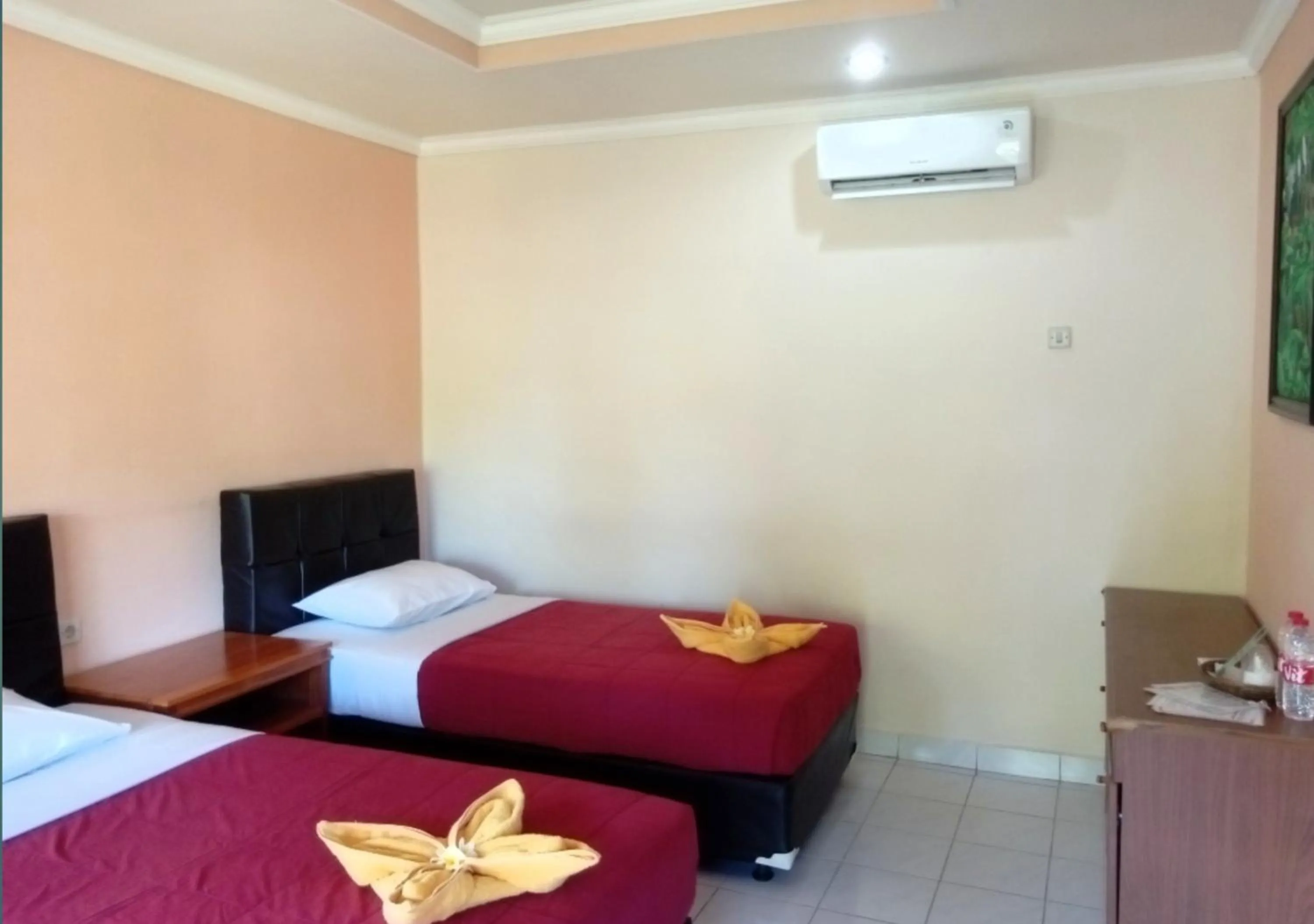 Standard Double or Twin Room with Partial Sea View in Lovina Beach Hotel