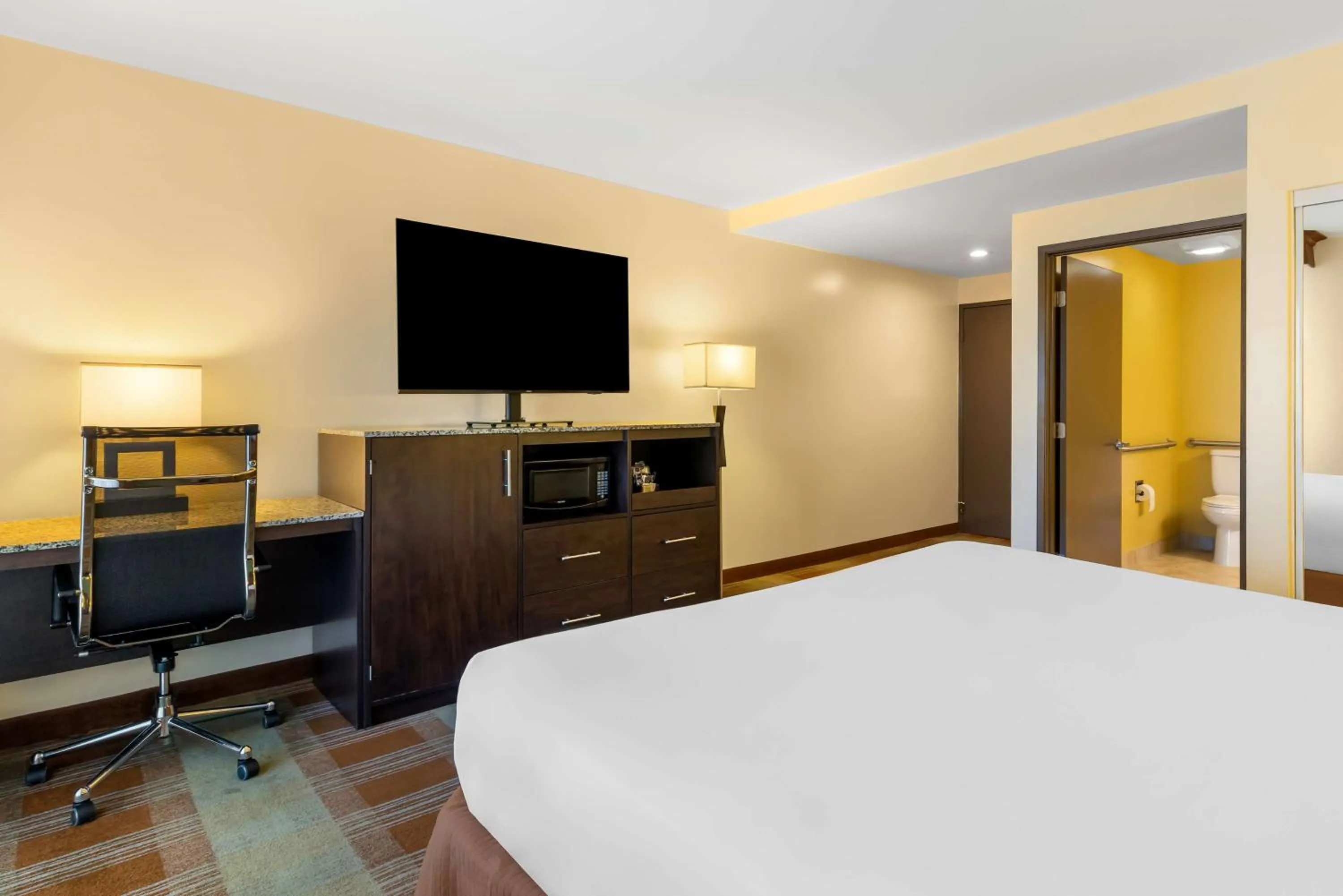 King Room with Roll-in Shower - Disability Access/Non-Smoking in Best Western Date Tree Hotel