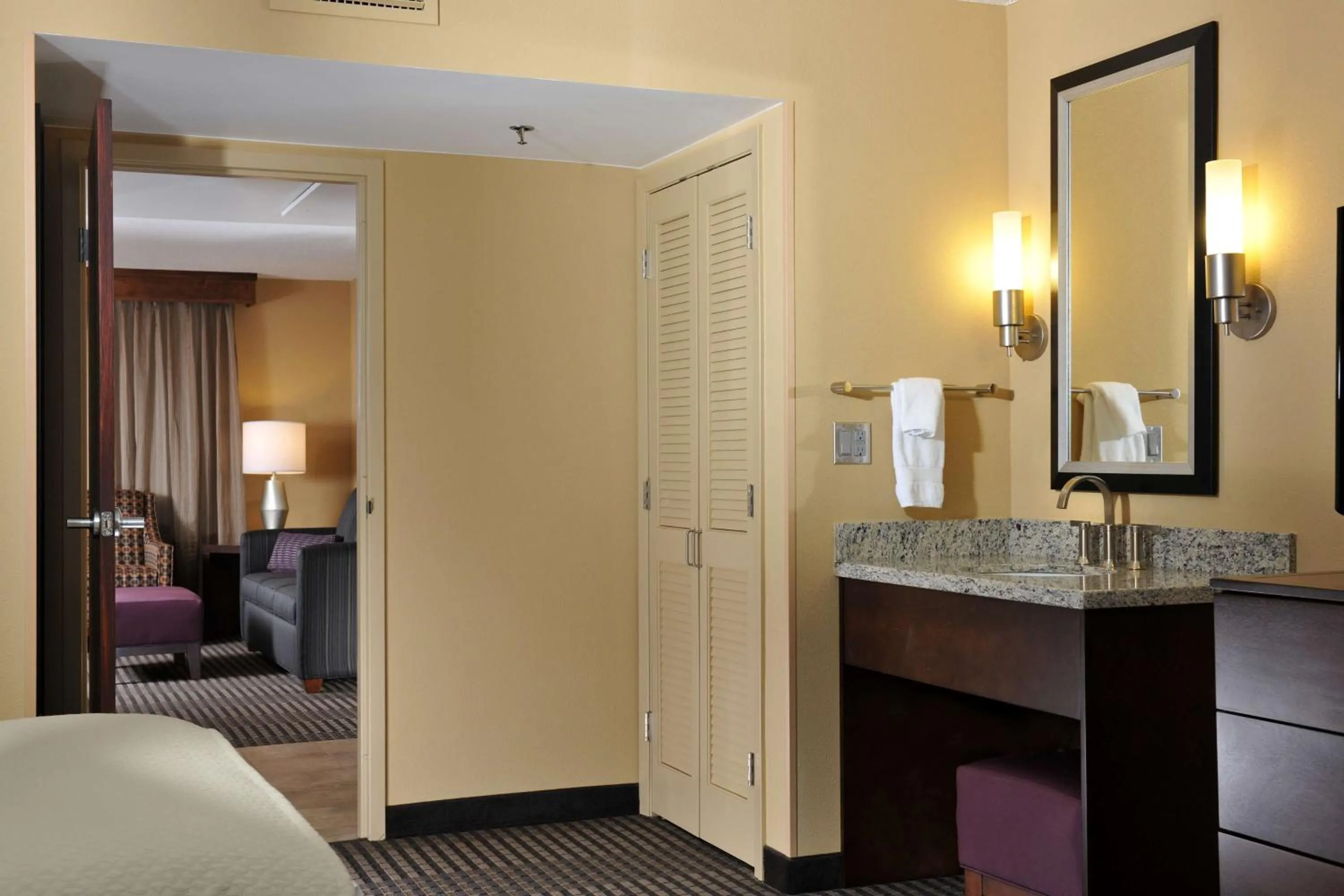 Two-Bedroom Suite with One King And Two Double Beds - Non-Smoking in Embassy Suites Des Moines Downtown