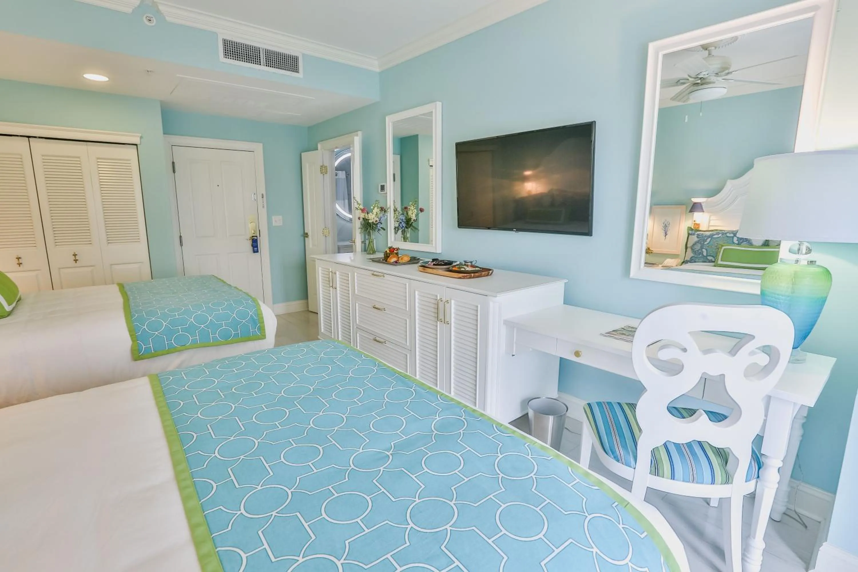Superior Room with Two Queen Beds - Inland View and Balcony in Harborside at Charleston Harbor Resort and Marina