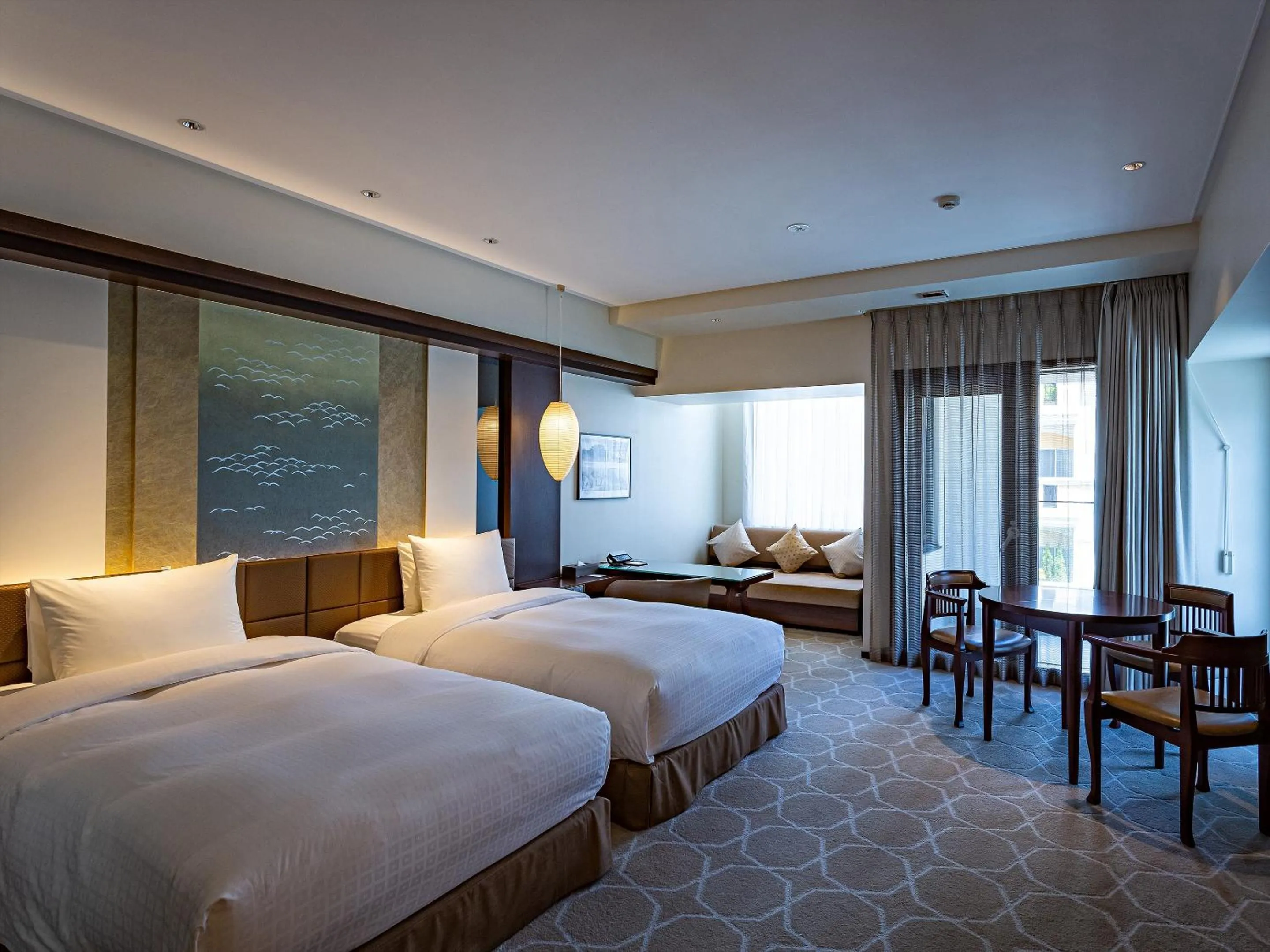 EXES Premier Corner Twin Room with Lounge Access - single occupancy in Okinawa EXES Naha