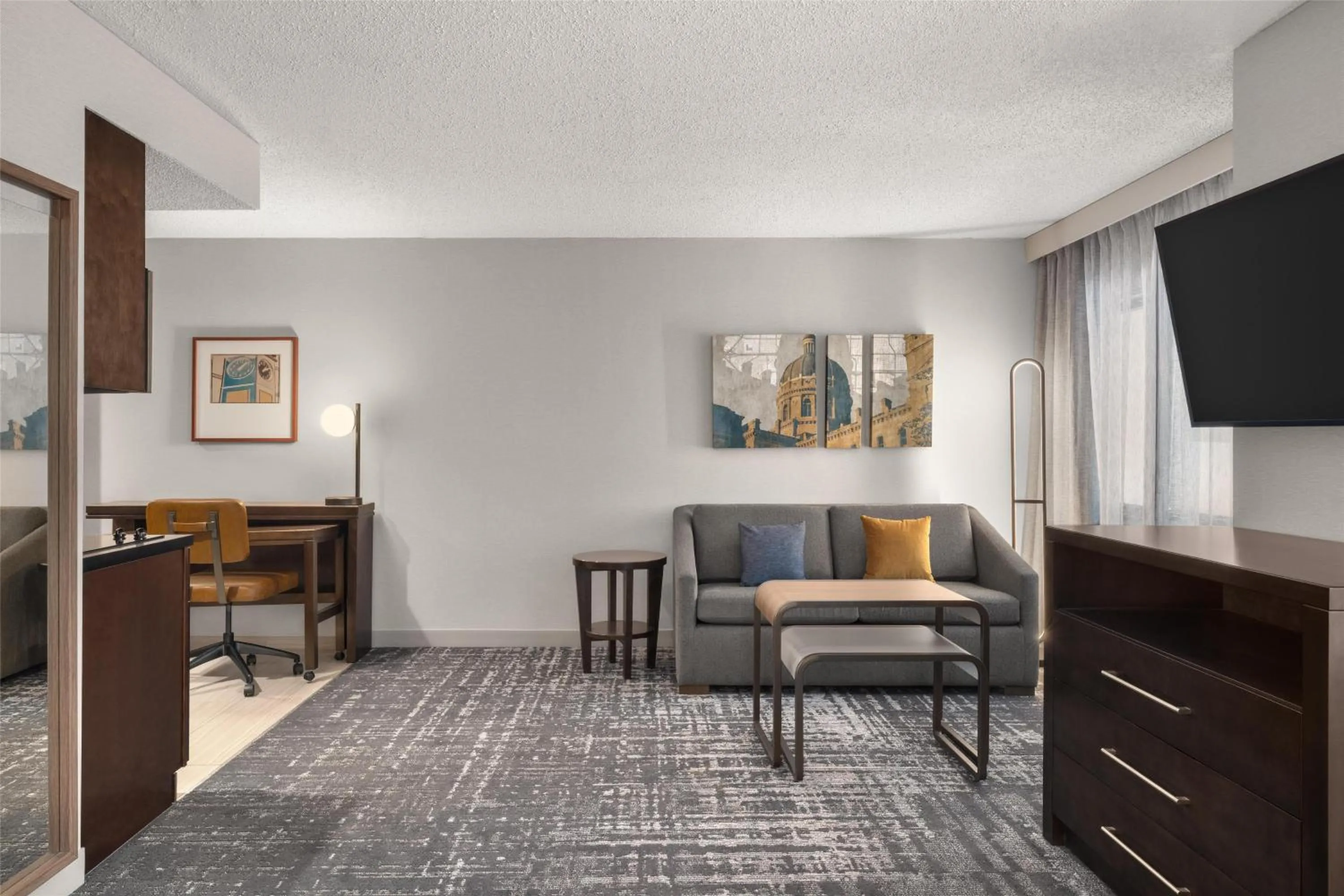 Queen Studio Suite with Two Queen Beds - Non-Smoking in Homewood Suites by Hilton Indianapolis Carmel